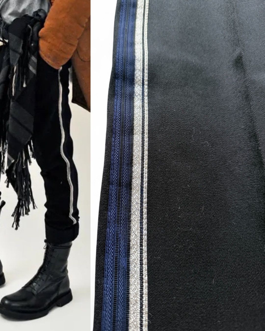 Balmain Balmain FW11 Striped Wool Trousers - By Christophe Decarnin Size US 28 / EU 44 - 3 Thumbnail