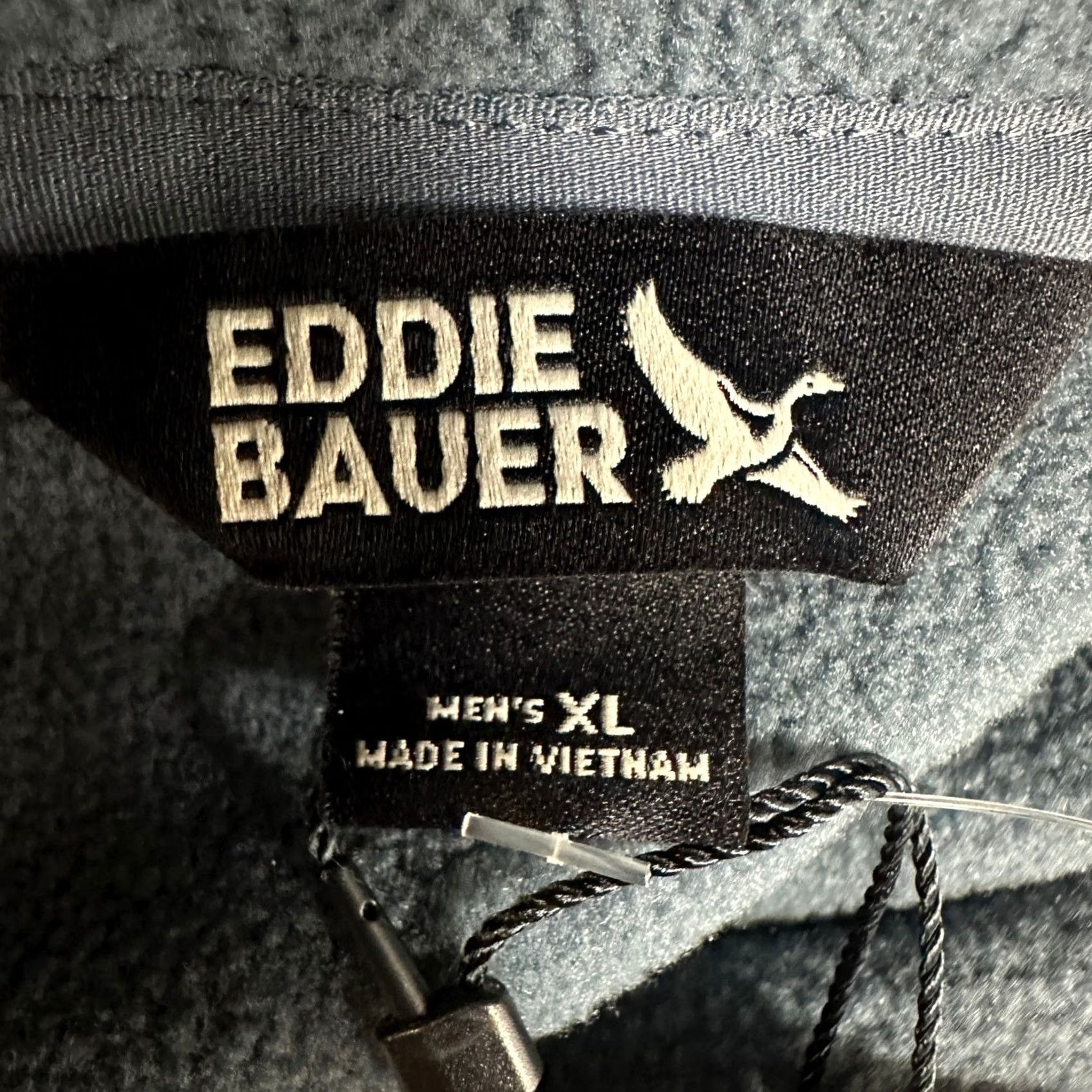 Eddie Bauer VINTAGE? No. Eddie Bauer Mens Fleece Sweater XL Blue Quarter Snap Pockets Sweatshirt NEW Size US XL / EU 56 / 4 - 4 Thumbnail