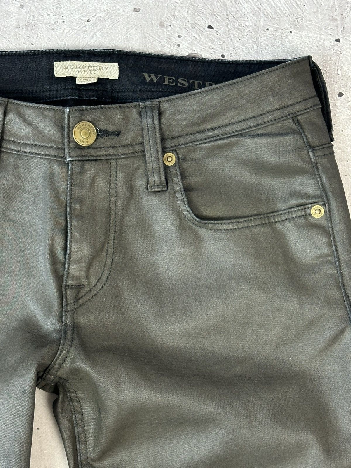 Burberry Vintage Burberry Brit Westbourne Skinny Ankle Women’s Pants Size 25" / US 0 / IT 36 - 6 Thumbnail