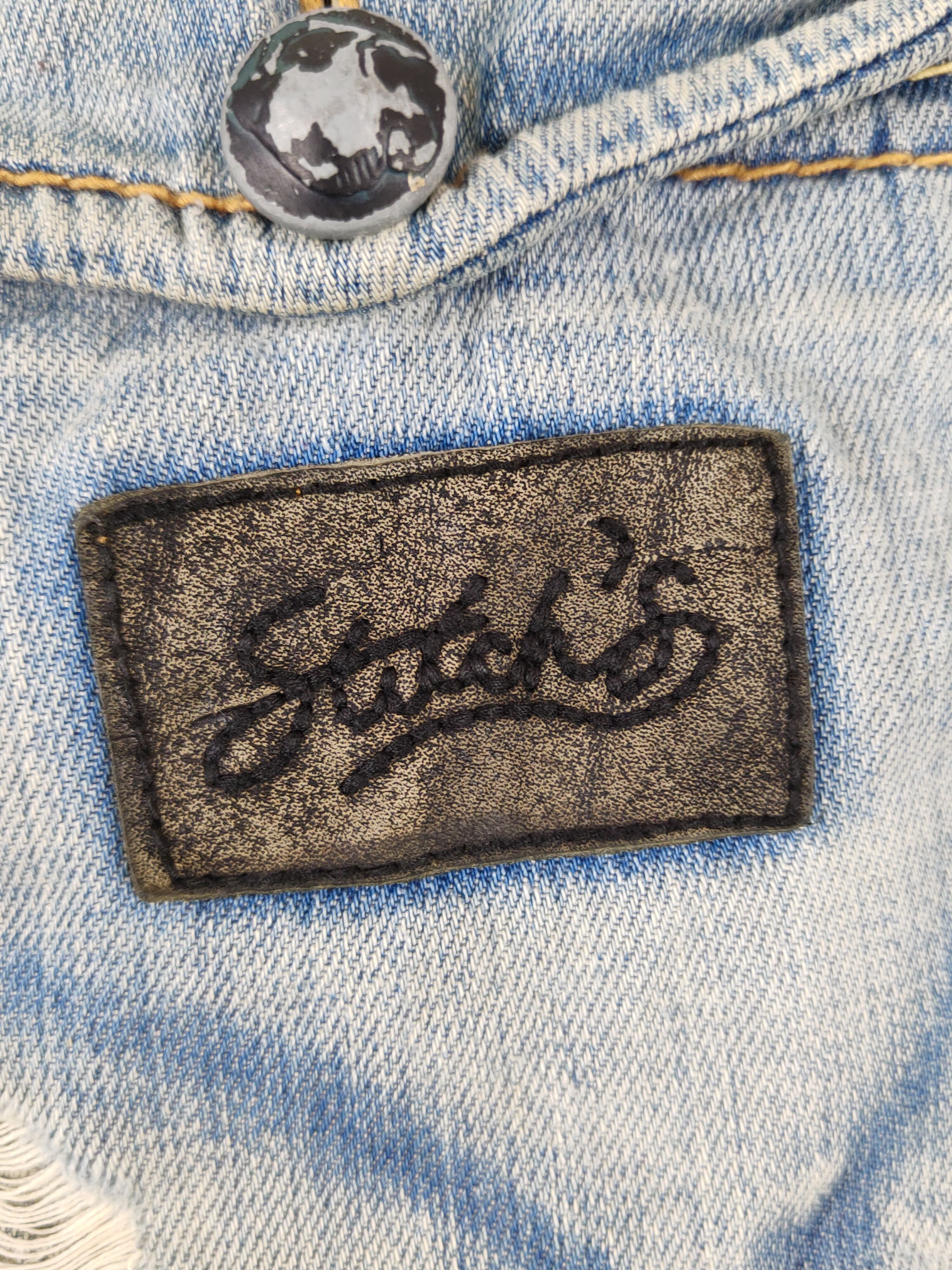 Stitch's Jeans Stitch's Blue selvedge Distressed Ripped Jeans #W1905 Size US 29 - 10 Thumbnail