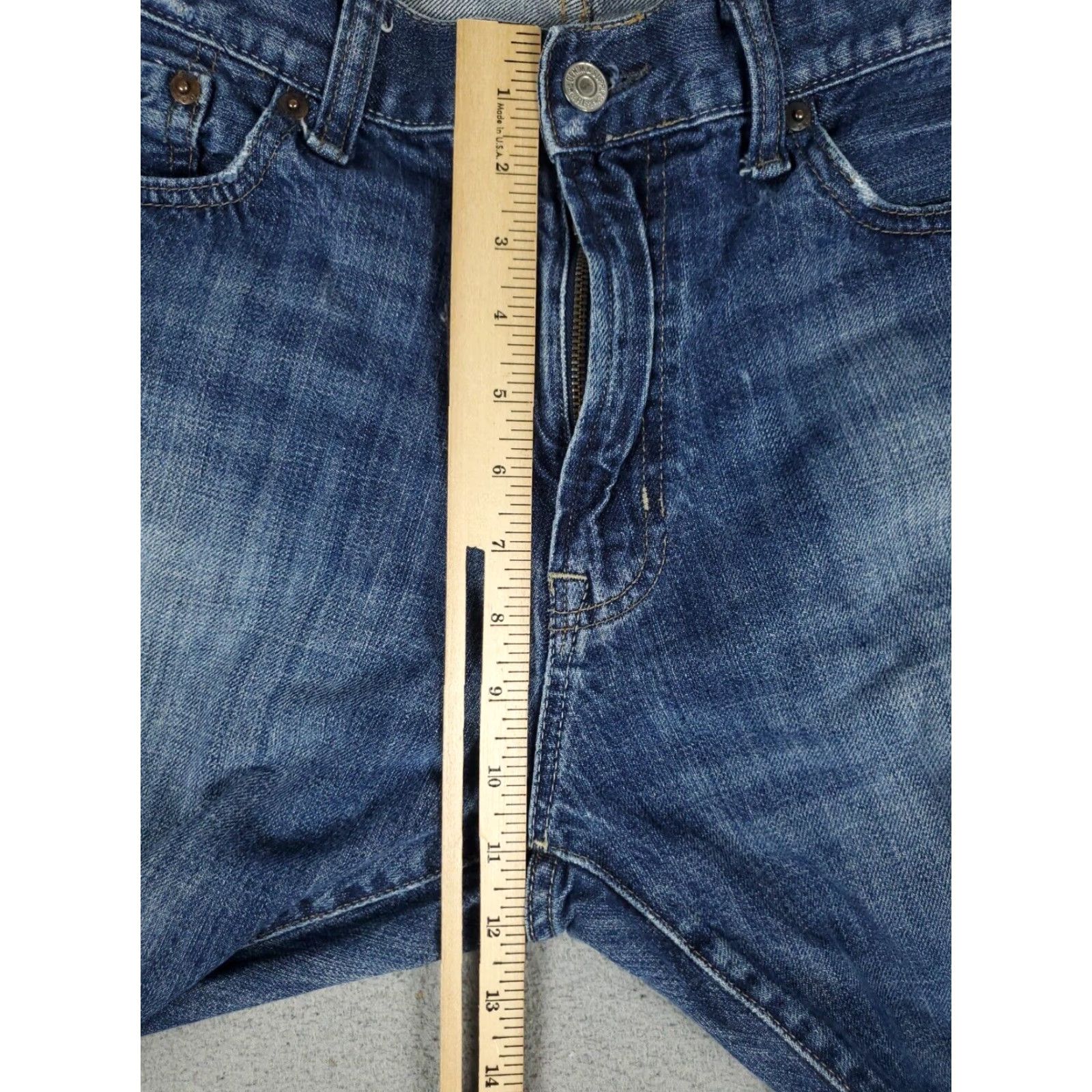 Vintage Ralph Lauren Denim Jeans Mens 36x30 Blue Straight Leg Cotton Pants Size US 36 / EU 52 - 3 Thumbnail