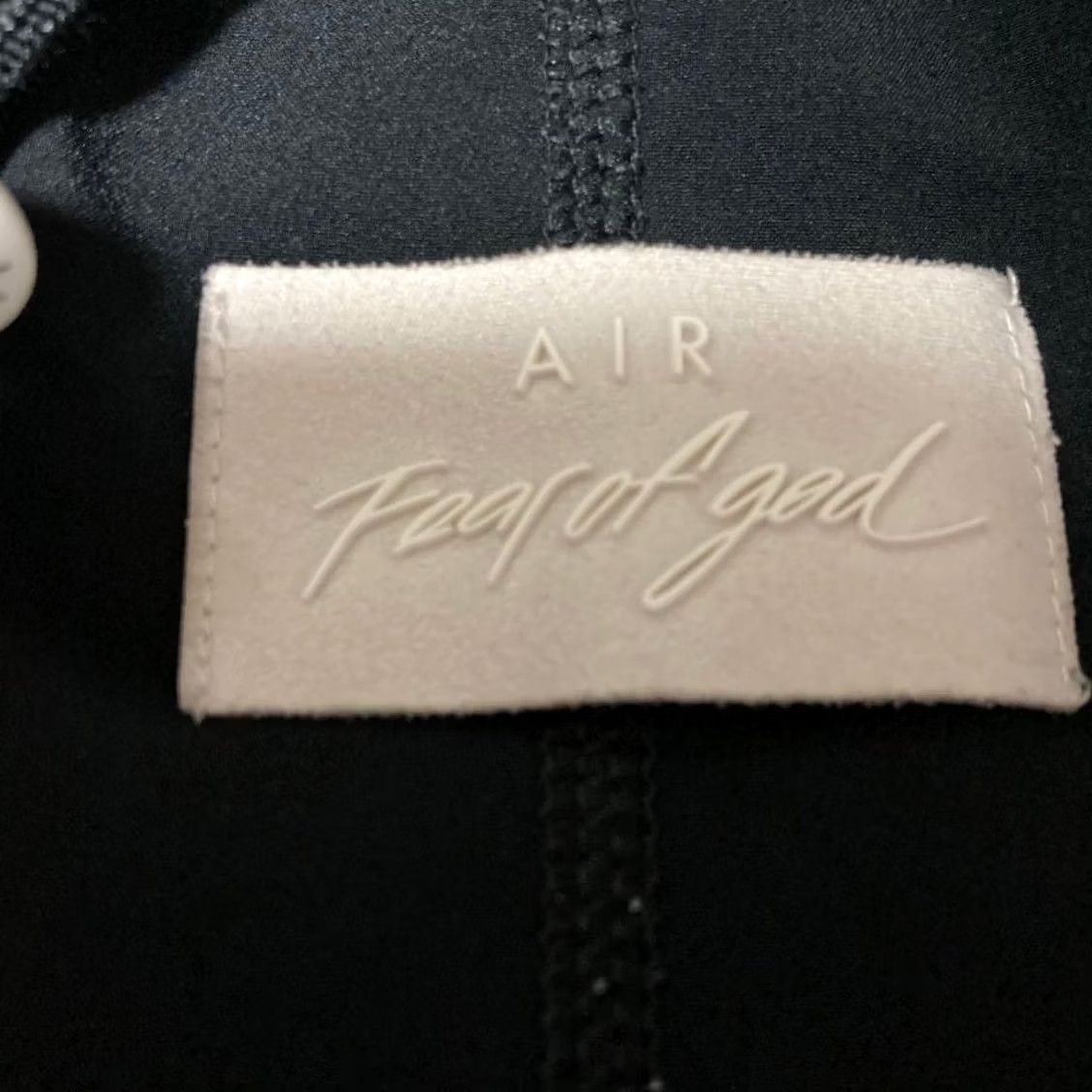 Nike VINTAGE Nike x Fear of God NRG Run Pants Black Waffle Size M Mens Pants Black Tapered 34cm 70cm Inseam 70cm Pockets Logo Drawstring Size US 31 - 3 Thumbnail