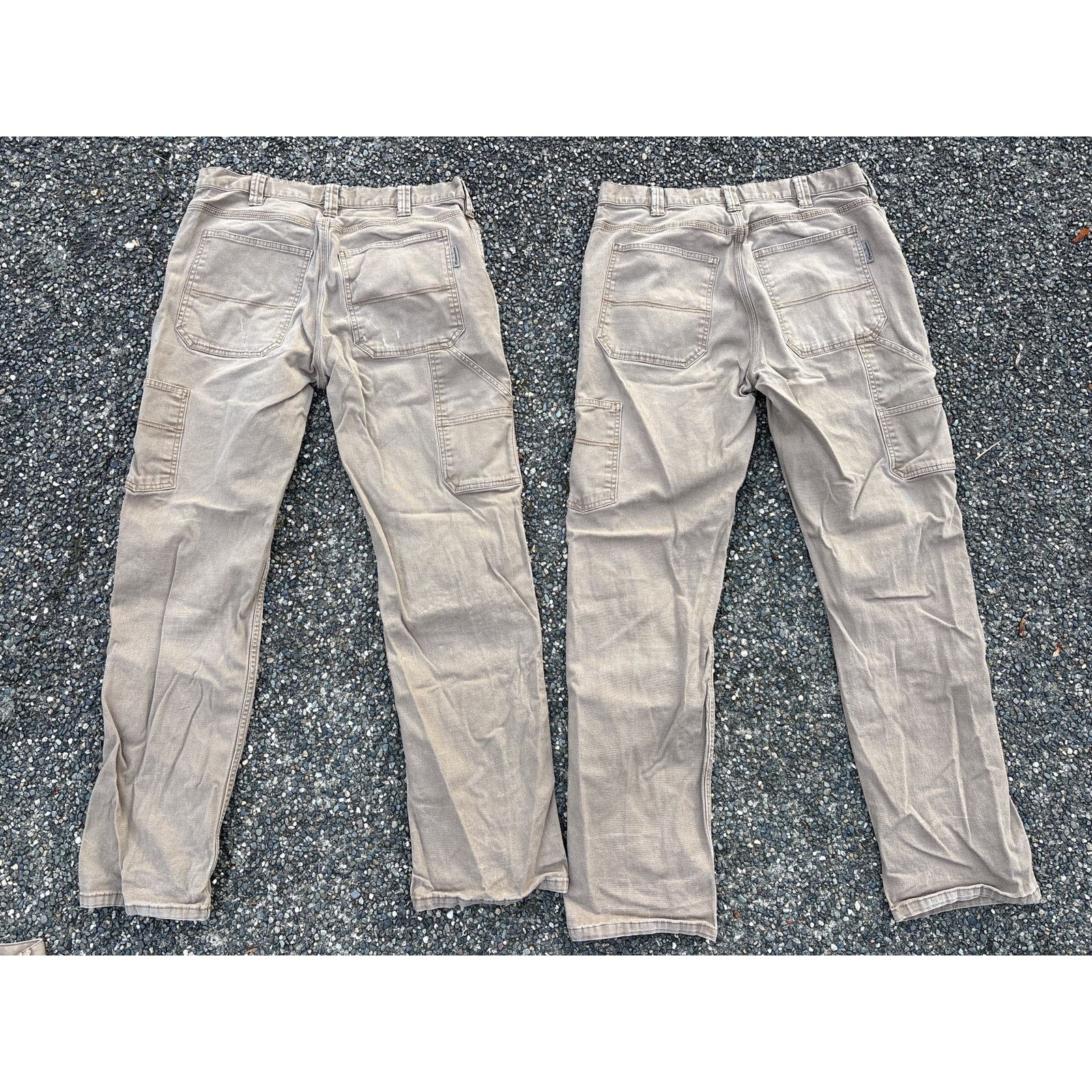 Wolverine Wolverine 34x34 carpenter khaki jean thrashed bundle (2) Size US 34 / EU 50 - 4 Thumbnail