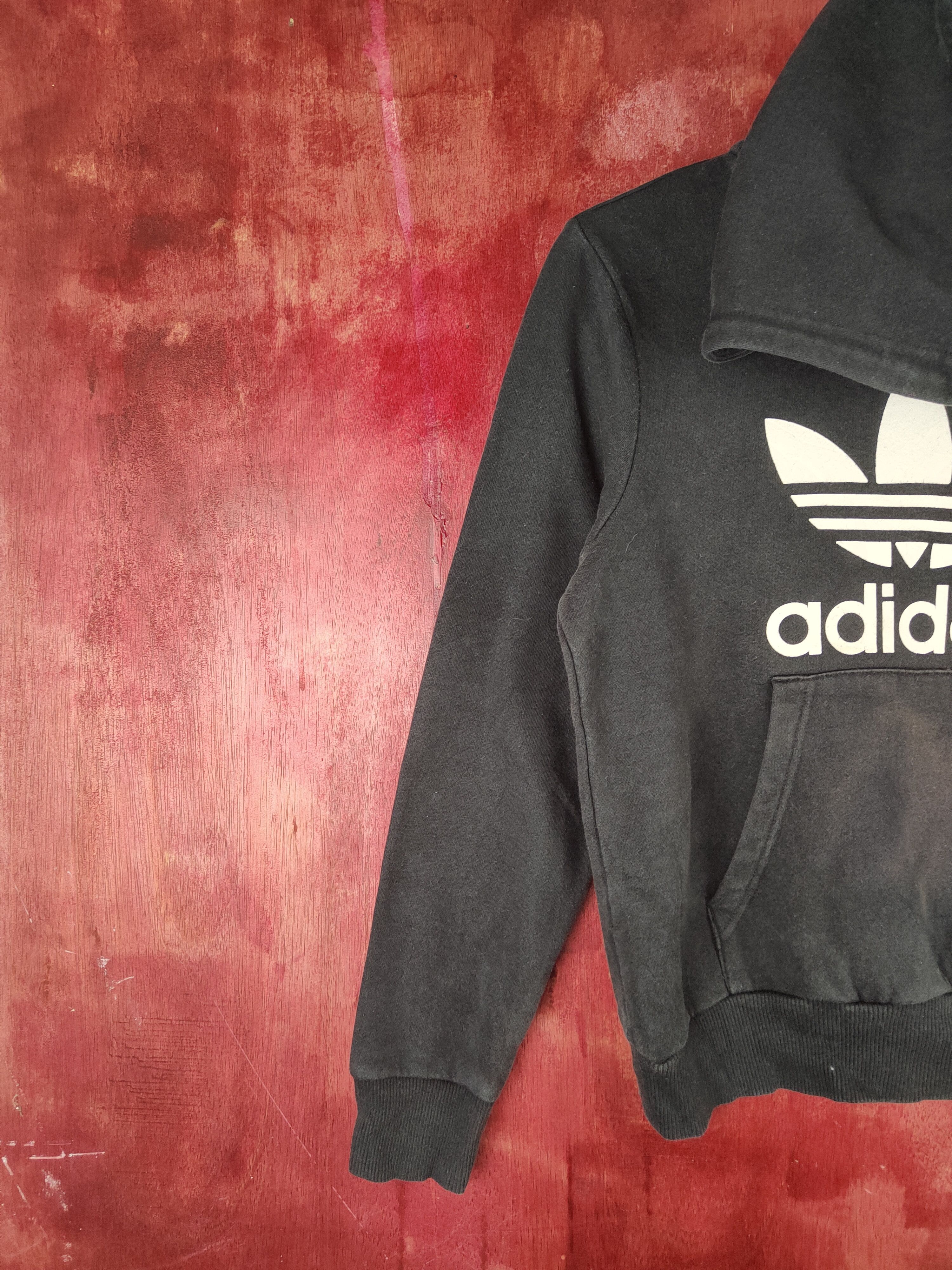Adidas Adidas vintage Dark Blue Hoodie Sweatshirts #S1560 Size US S / EU 44-46 / 1 - 4 Thumbnail