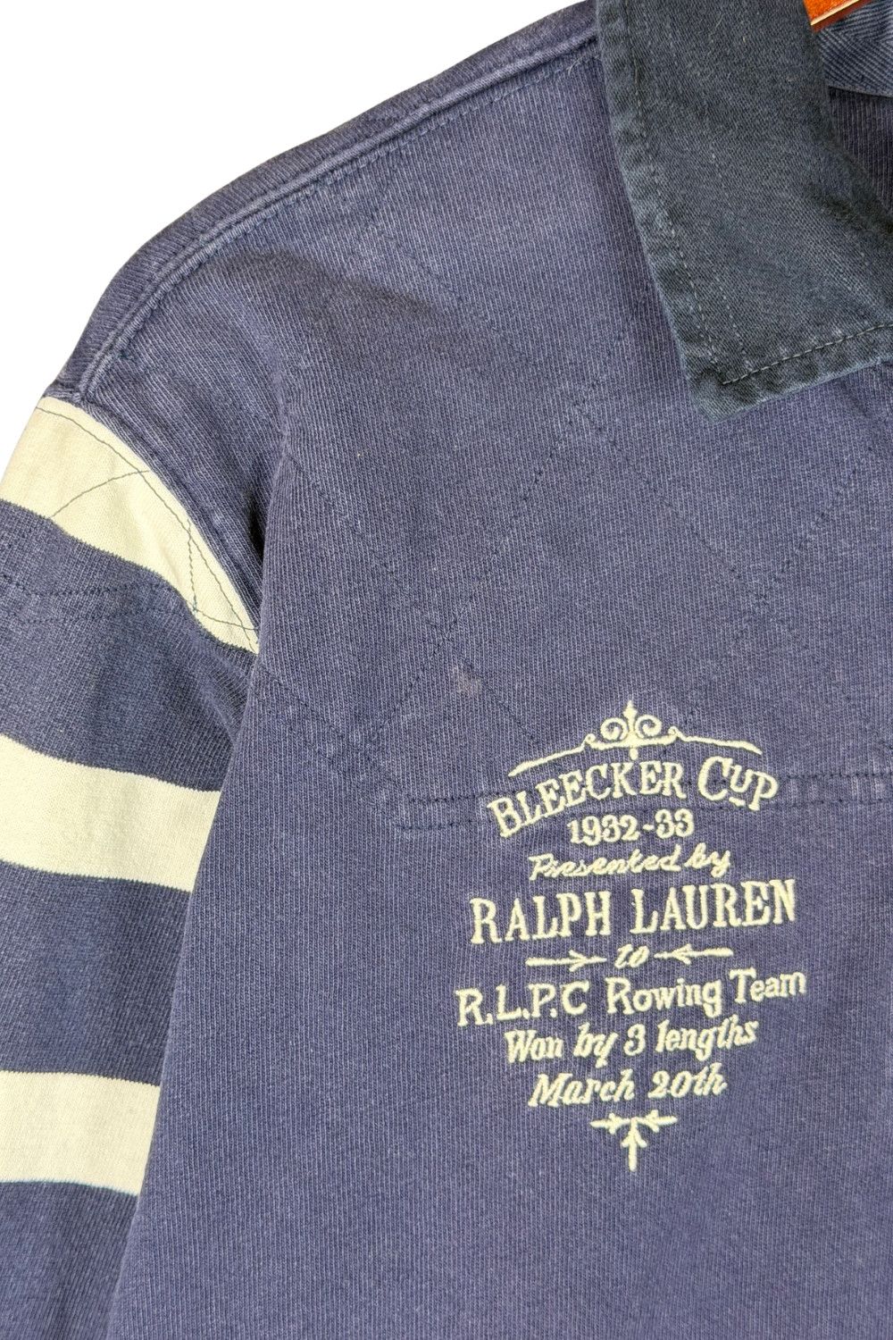 Polo Ralph Lauren Polo Ralph Lauren Bleecker Cup RLPC Rowing Rugby Shirt XL Size US XL / EU 56 / 4 - 6 Thumbnail