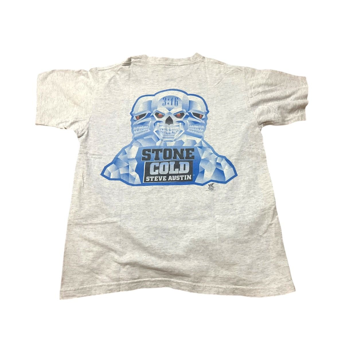 WWF Vintage 90s WWF Stone Cold T Shirt Size US L / EU 52-54 / 3 - 2 Thumbnail