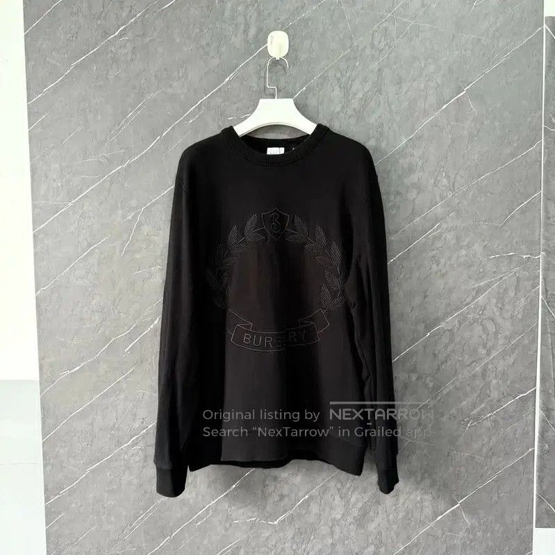Burberry Burberry Men's Black Cotton Sweatshirt XL. Size US XL / EU 56 / 4 - 1 Thumbnail