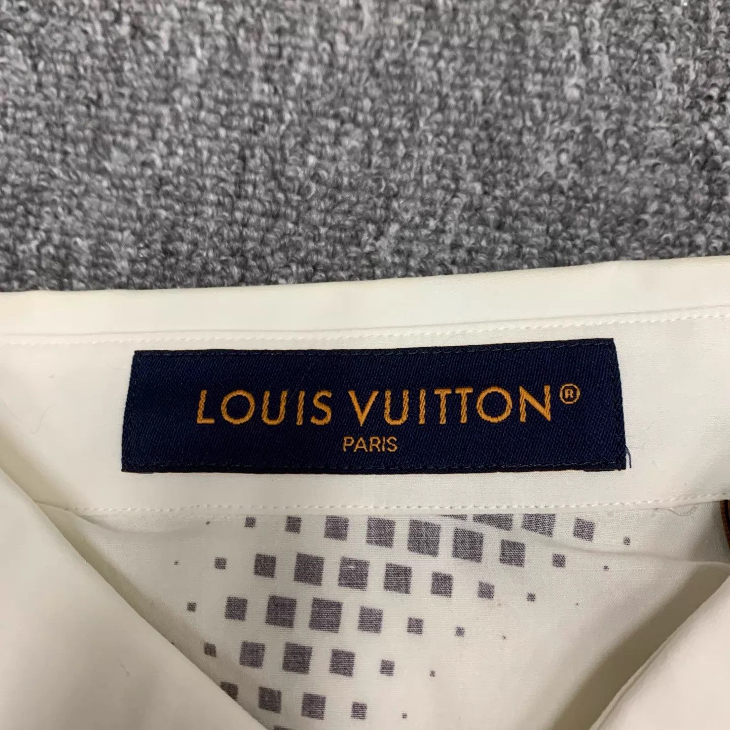 Louis Vuitton Lv White Fire Cloud Monogram Shirt Jacket XL 9New Size US XL / EU 56 / 4 - 6 Thumbnail