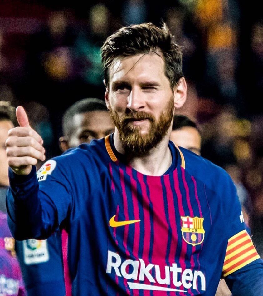 Nike BARCELONA NIKE 2017/2018 FOOTBALL HOME JERSEY #10 MESSI Size US M / EU 48-50 / 2 - 12 Thumbnail