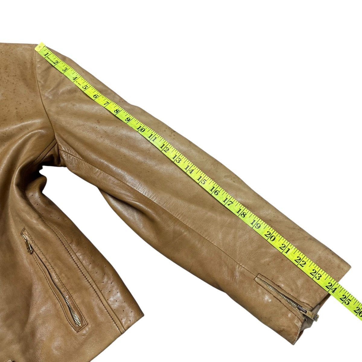 Gucci Gucci By Tom Ford Leather Moto Jacket Patina Size US M / EU 48-50 / 2 - 25 Thumbnail