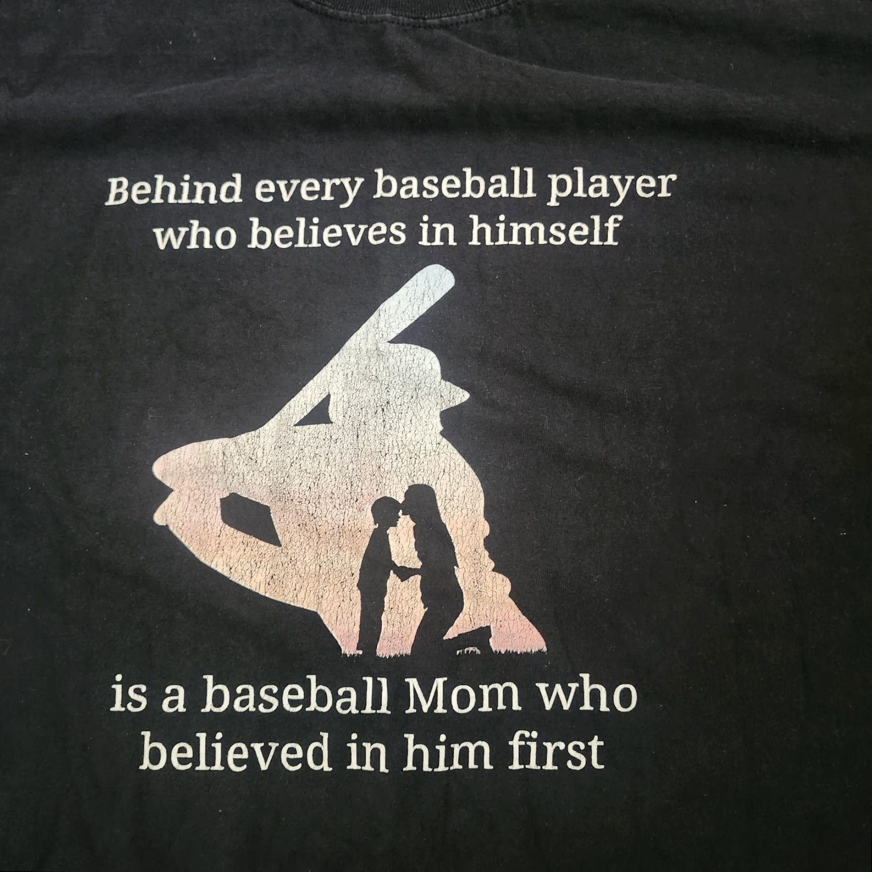 Gildan Baseball Mom Graphic T Shirt Gildan Short Sleeve 3XL Black Women? Size US XXL / EU 58 / 5 - 5 Thumbnail