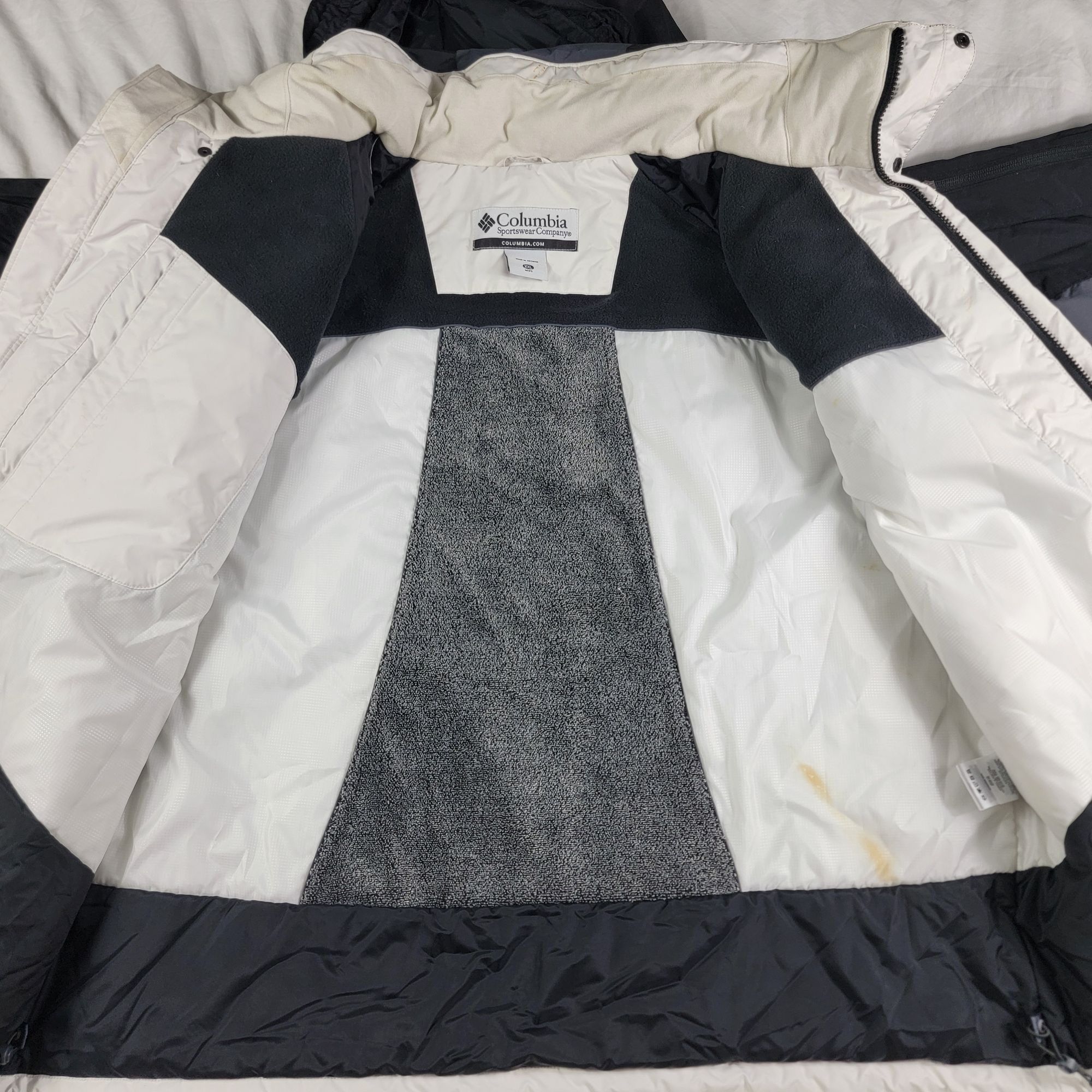 Columbia Columbia Mens 2XL Black White Winter Jacket Waterproof Warm Size US XXL / EU 58 / 5 - 3 Thumbnail