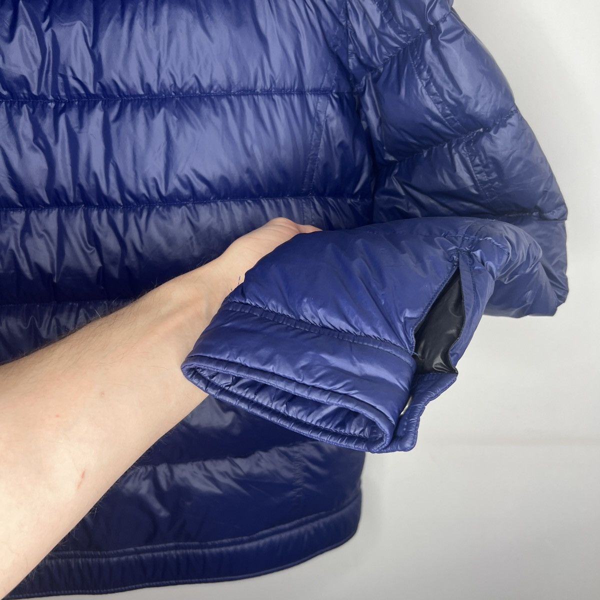 Prada Rare Prada Moto Nylon Plain Logo Down Jacket Puffer (SGB608) Size US L / EU 52-54 / 3 - 14 Thumbnail