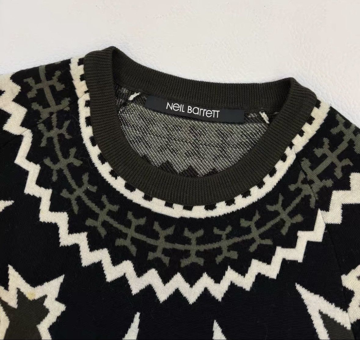 Neil Barrett NeIL Barrett Sweater wxx Size US S / EU 44-46 / 1 - 4 Thumbnail