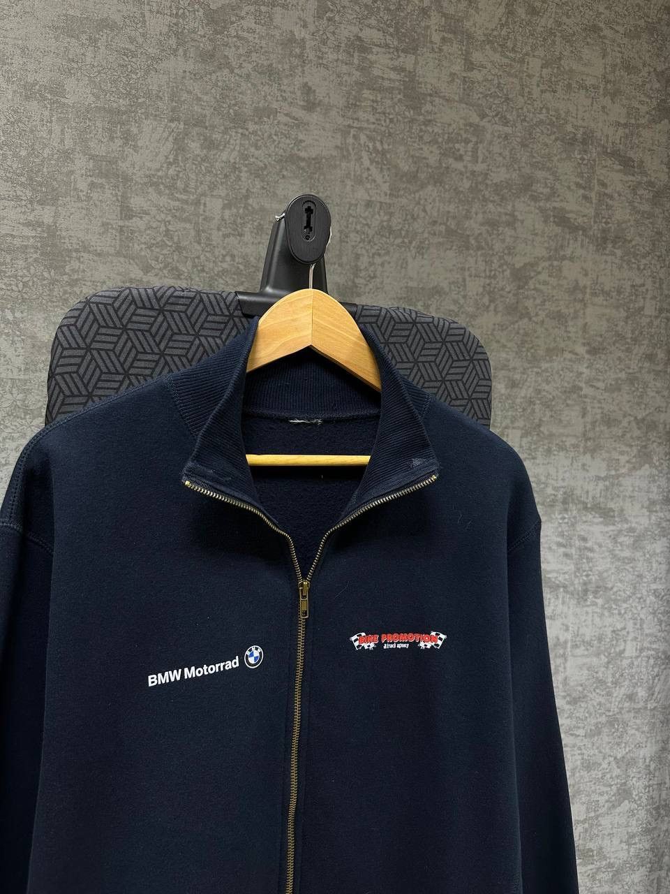 BMW × Vintage Vintage BMW Racing Big Logo Zip Hoodie Size US L / EU 52-54 / 3 - 7 Thumbnail