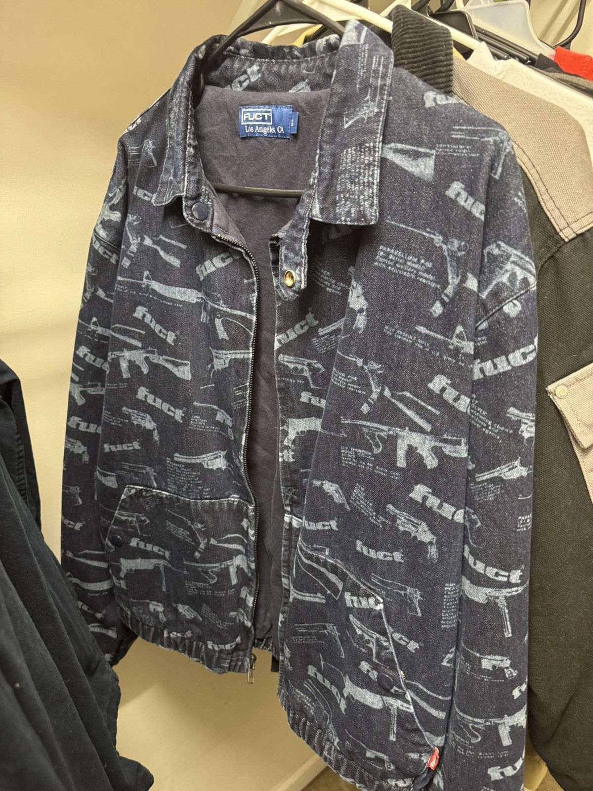 FUCT FUCT (L.A. GUNS) Denim Jacket Blue Size US L / EU 52-54 / 3 - 1 Thumbnail