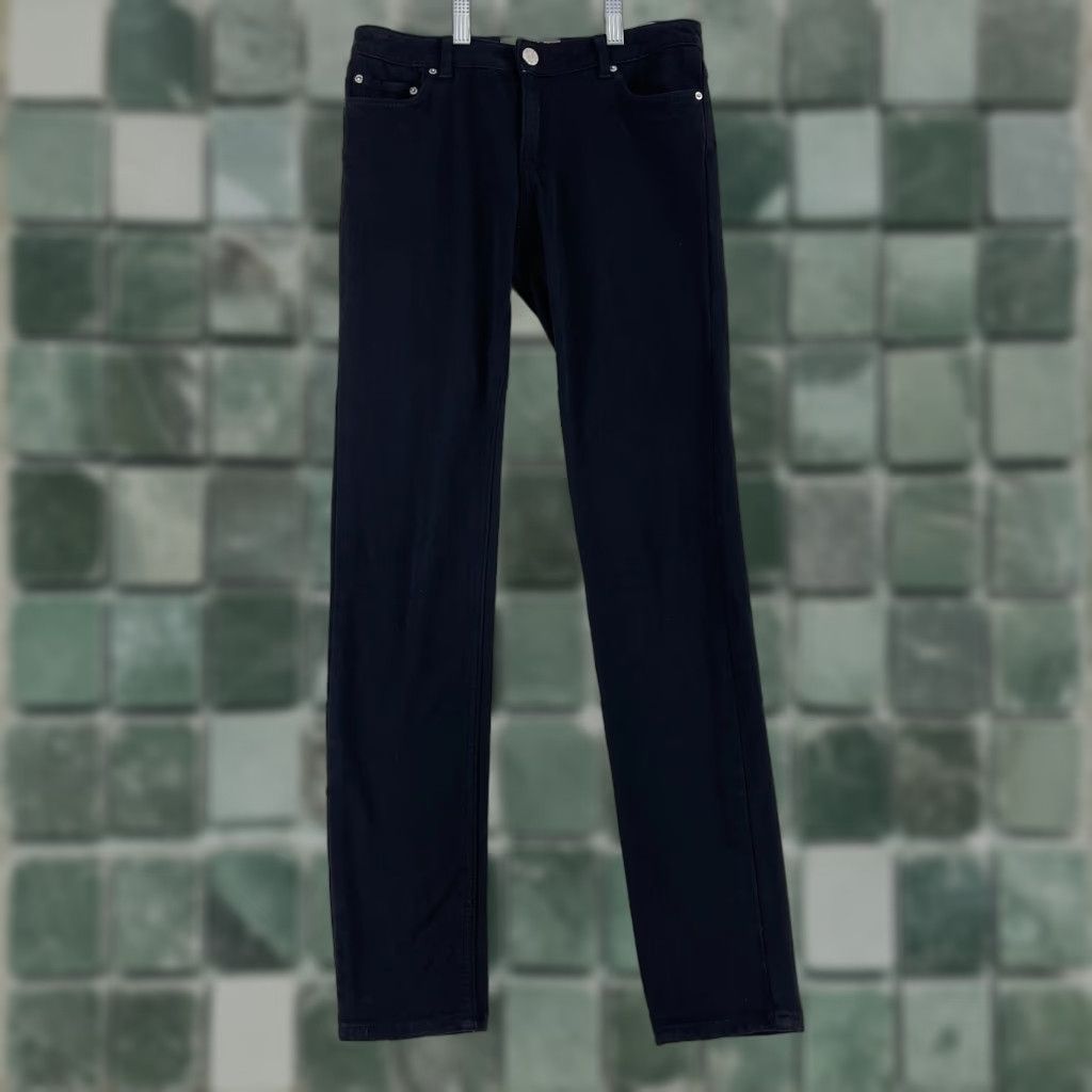Acne Studios Acne Studios Black Skin 5 Skinny Jeans Womens Mid-Rise 26x32 Denim Jeans Slim Black Pocket 5-Pocket Design City Hippie 90s Womens Size 26" / US 2 / IT 38 - 1 Thumbnail