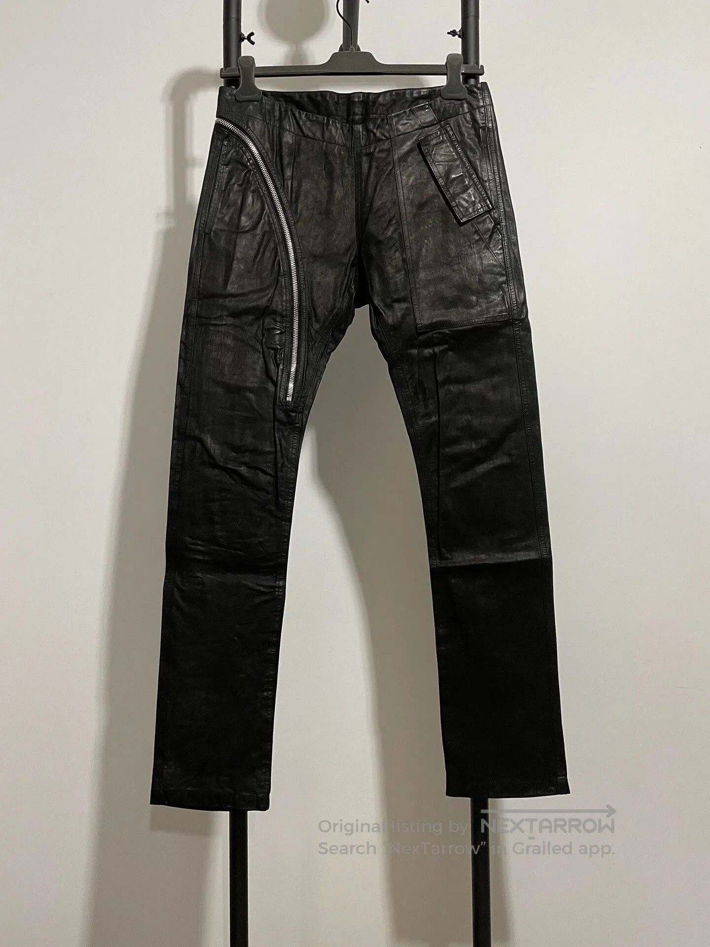 Rick Owens rick owens ro aircut leather pants. Size US 32 / EU 48 - 1 Thumbnail