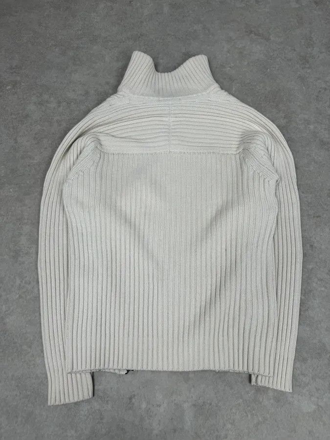 Daniele Alessandrini 2000S Daniele Alessandrini Multi-Zip Creamy White Wool Sweater Size US S / EU 44-46 / 1 - 8 Thumbnail