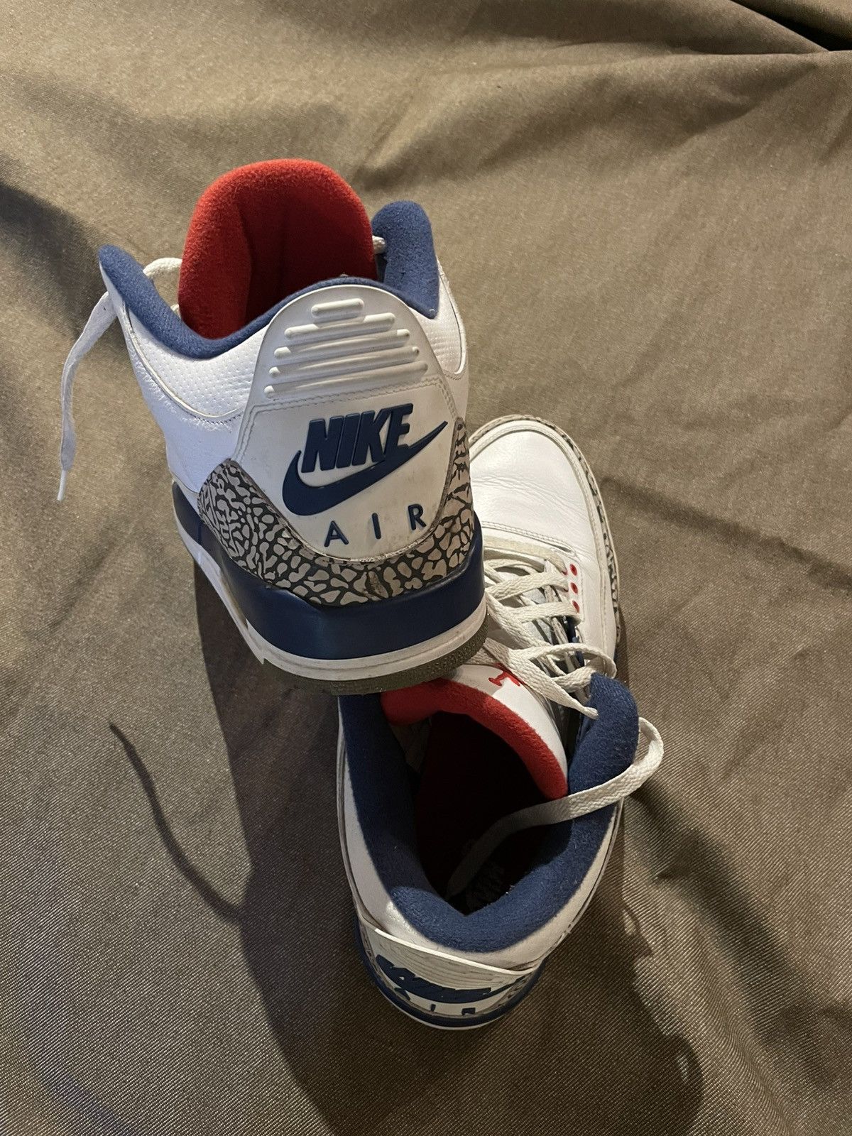 Jordan Brand × Nike Jordan “True Blue” 3 2016 Size US 13 / EU 46 - 4 Thumbnail