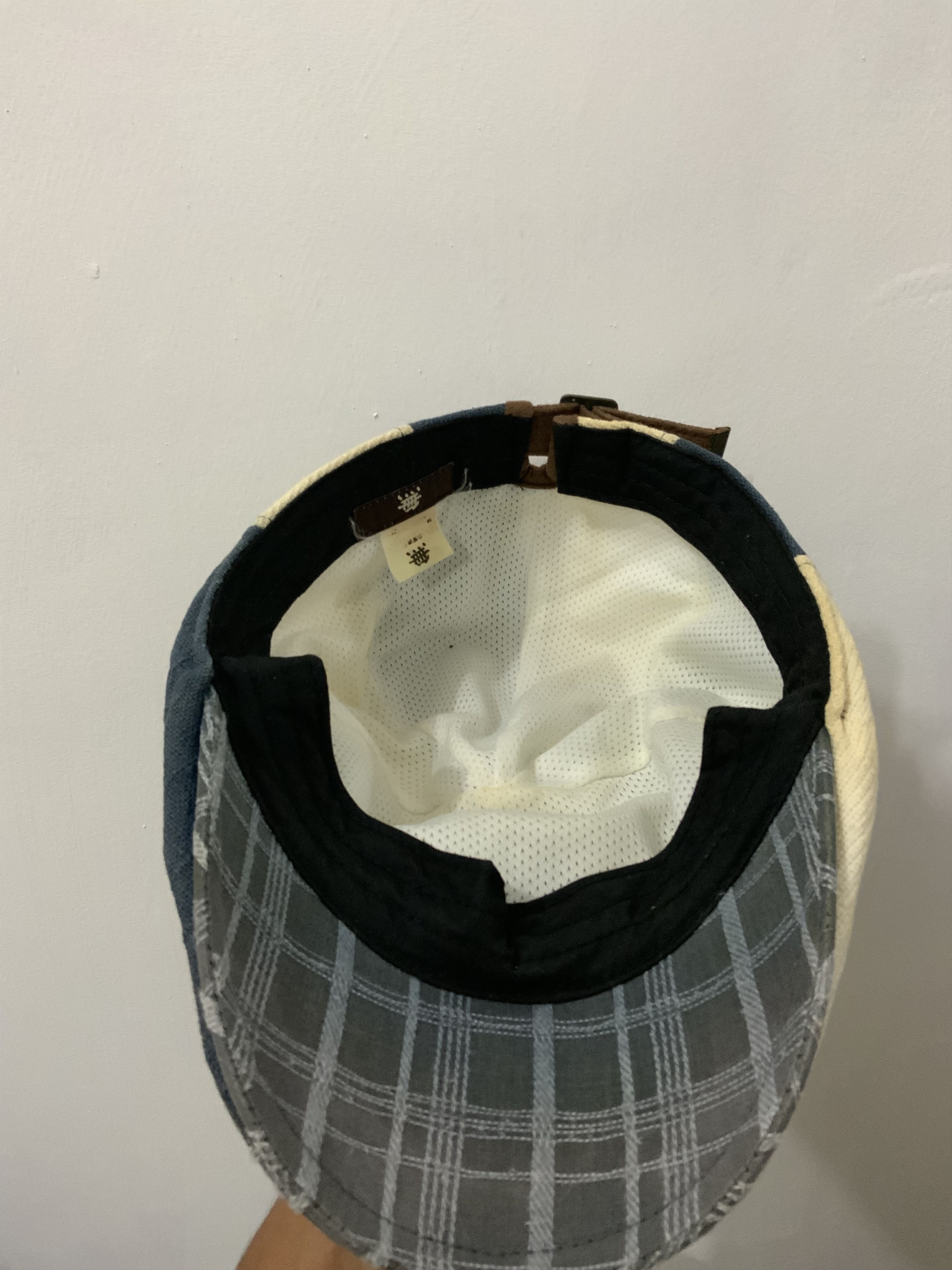 Japanese Brand Sashiko Boro Flat Baretta Hat Size ONE SIZE - 9 Thumbnail