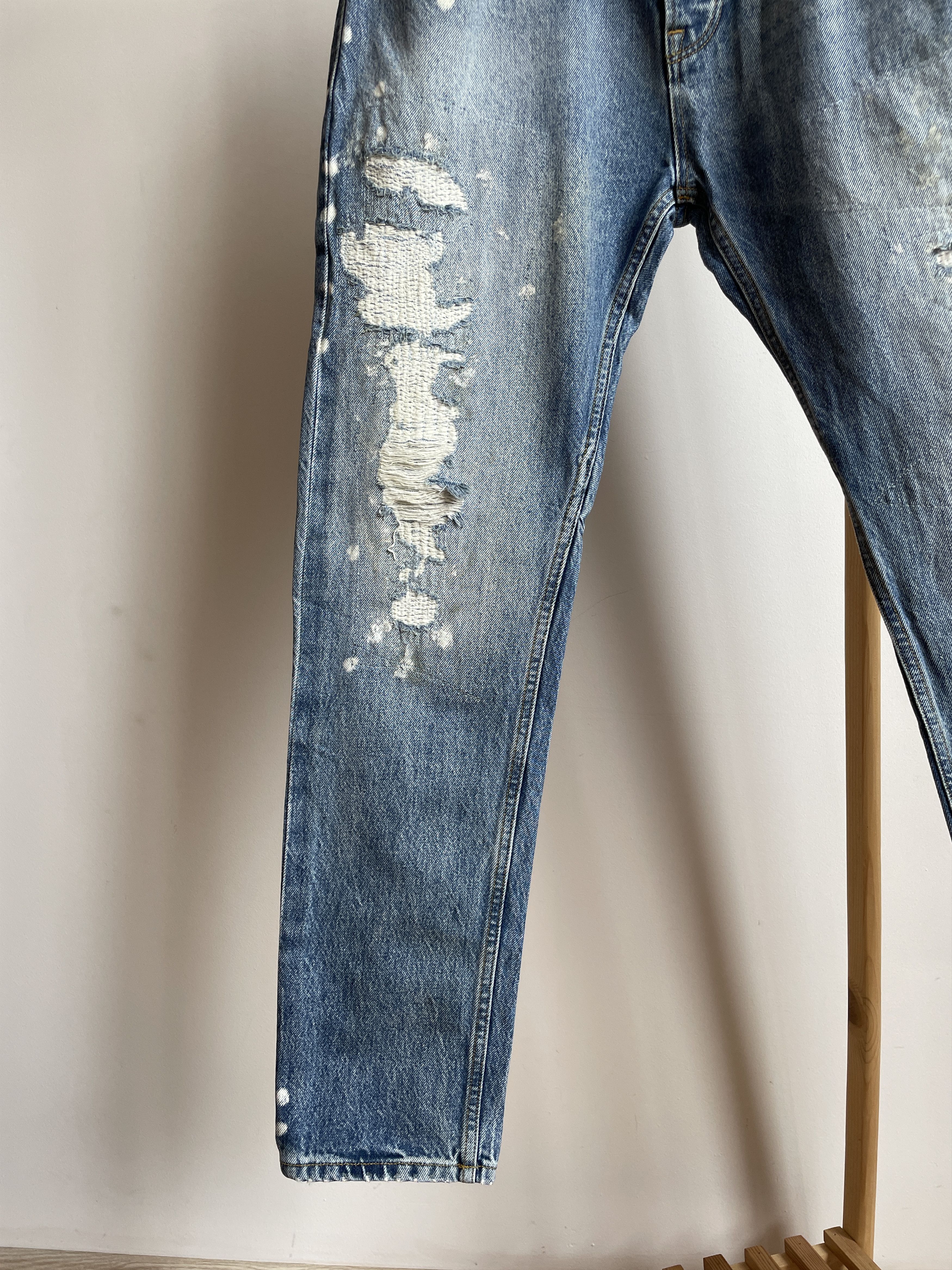 Scotch & Soda Scotch & Soda Lava Tears Distressed Denim Size 32x32 Size US 32 / EU 48 - 10 Thumbnail