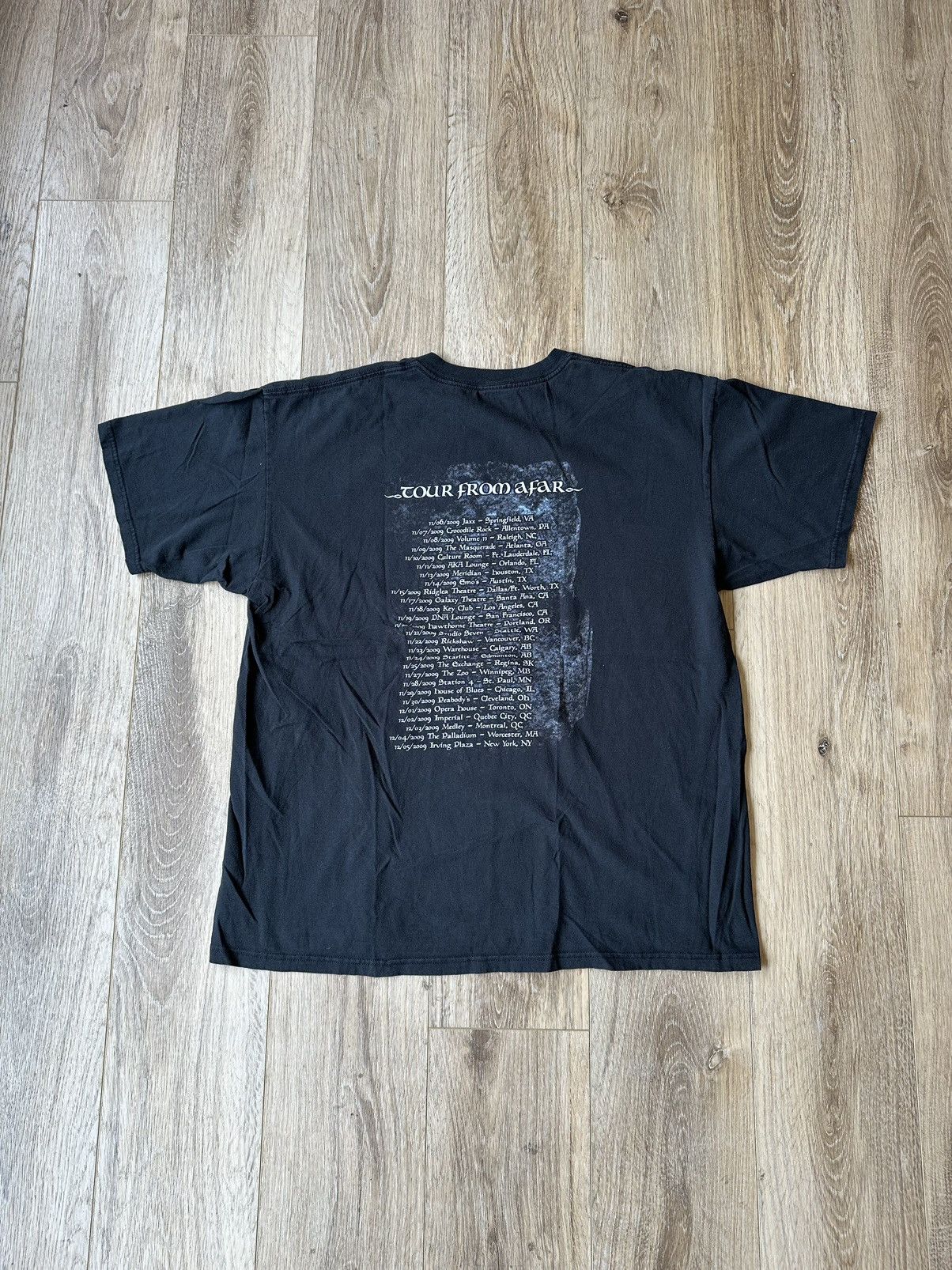 Band Tees × Vintage VINTAGE ENSIFERUM FROM AFAR BLACK TSHIRT Size US L / EU 52-54 / 3 - 4 Thumbnail