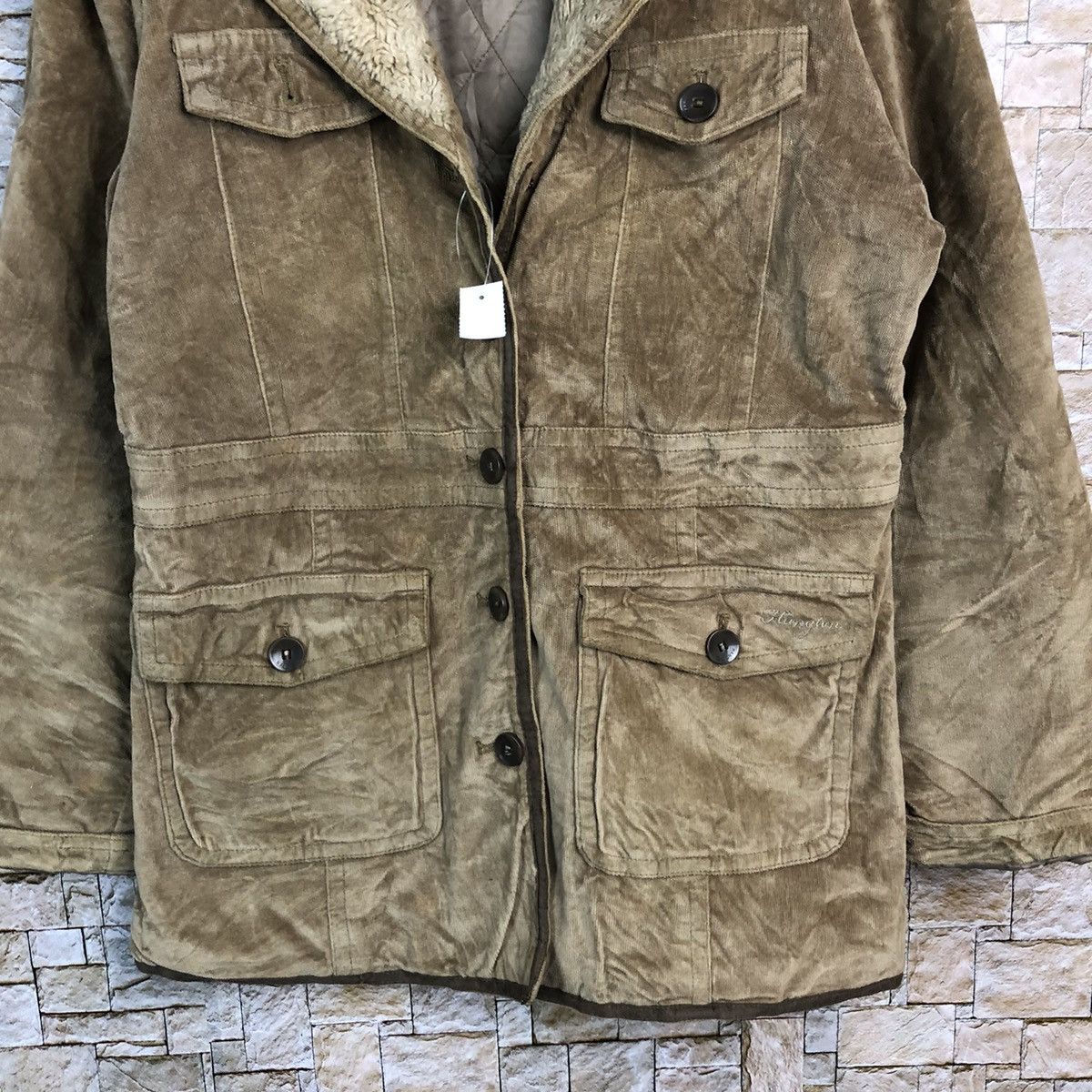 Hang Ten × Vintage Hang Ten Brown corduroy vintage japan coat #A662 Size US M / EU 48-50 / 2 - 6 Thumbnail