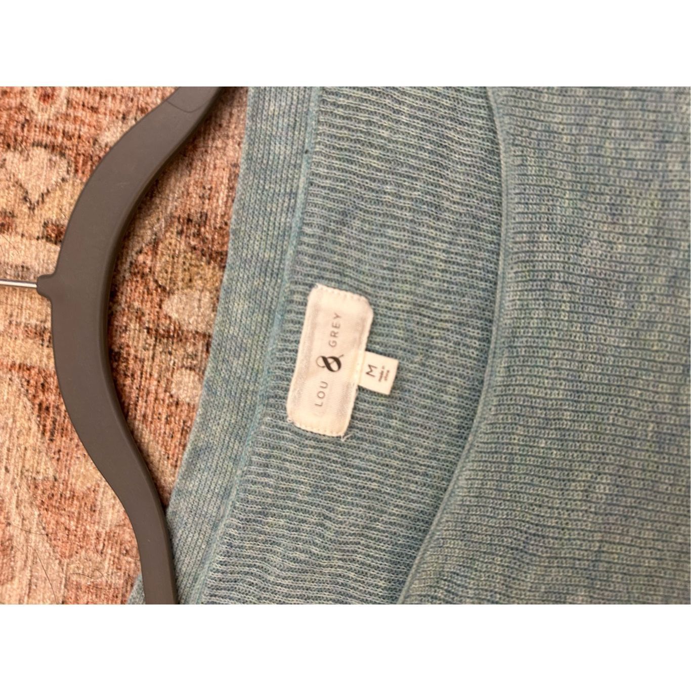 Lou & Grey Lou & Grey Teal Blue Knit Sweater, size Medium Size M / US 6-8 / IT 42-44 - 5 Thumbnail
