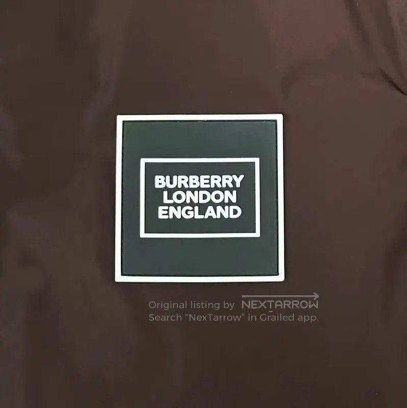 Burberry Burberry Oversized Burgundy Nylon Jacket for Men. Size US XS / EU 42 / 0 - 3 Thumbnail