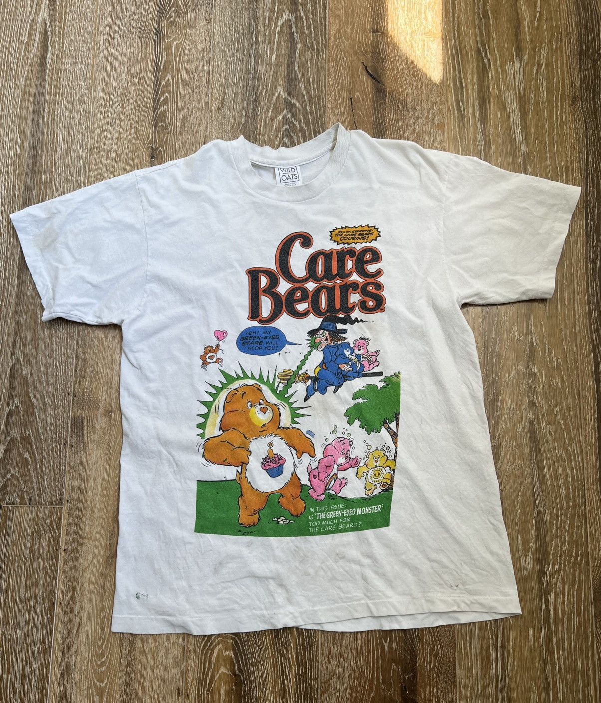 Vintage Vintage care bears green eyed monsters tee Size US L / EU 52-54 / 3 - 1 Thumbnail