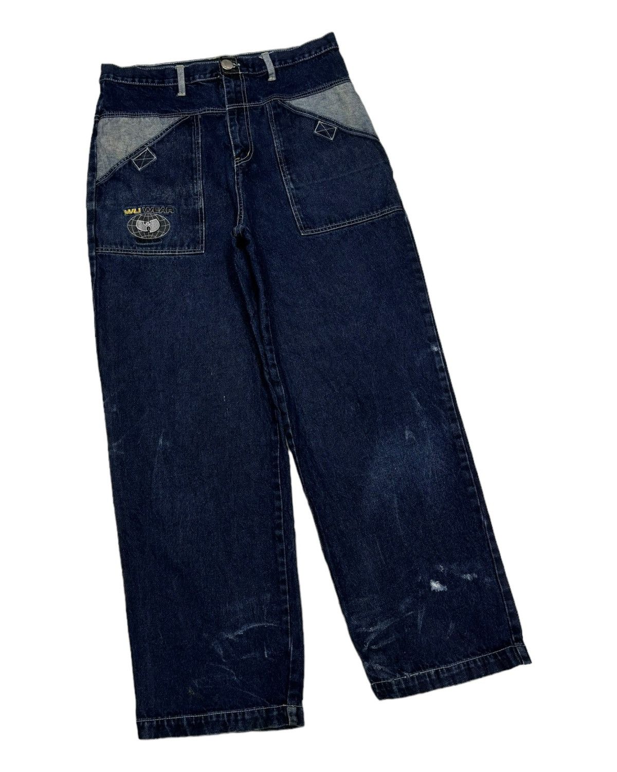 JNCO × Wu-Tang Clan 🔥WU WEAR BAGGY DENIM HIP HOP SKATER BAGGY JEANS Size US 34 / EU 50 - 3 Thumbnail