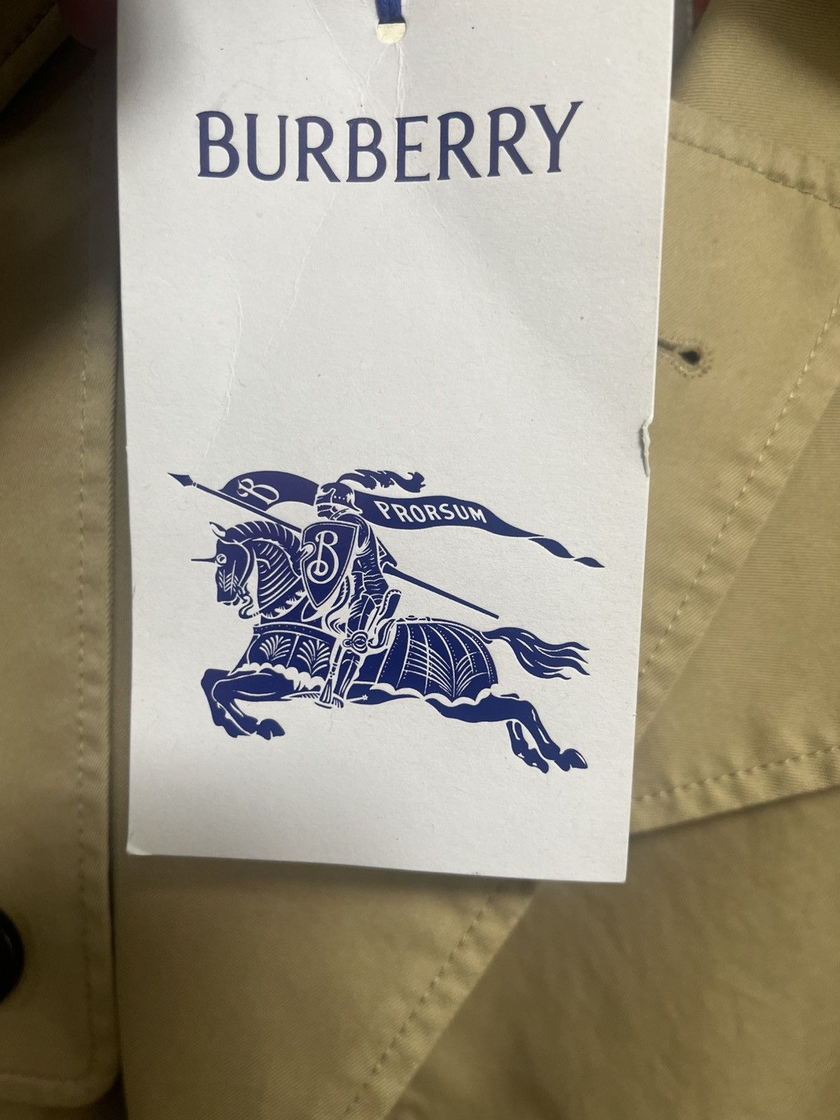 Burberry Prorsum Burberry Men’s Mid-Length Gabardine Trench Coat Sz 48 Size US M / EU 48-50 / 2 - 4 Thumbnail