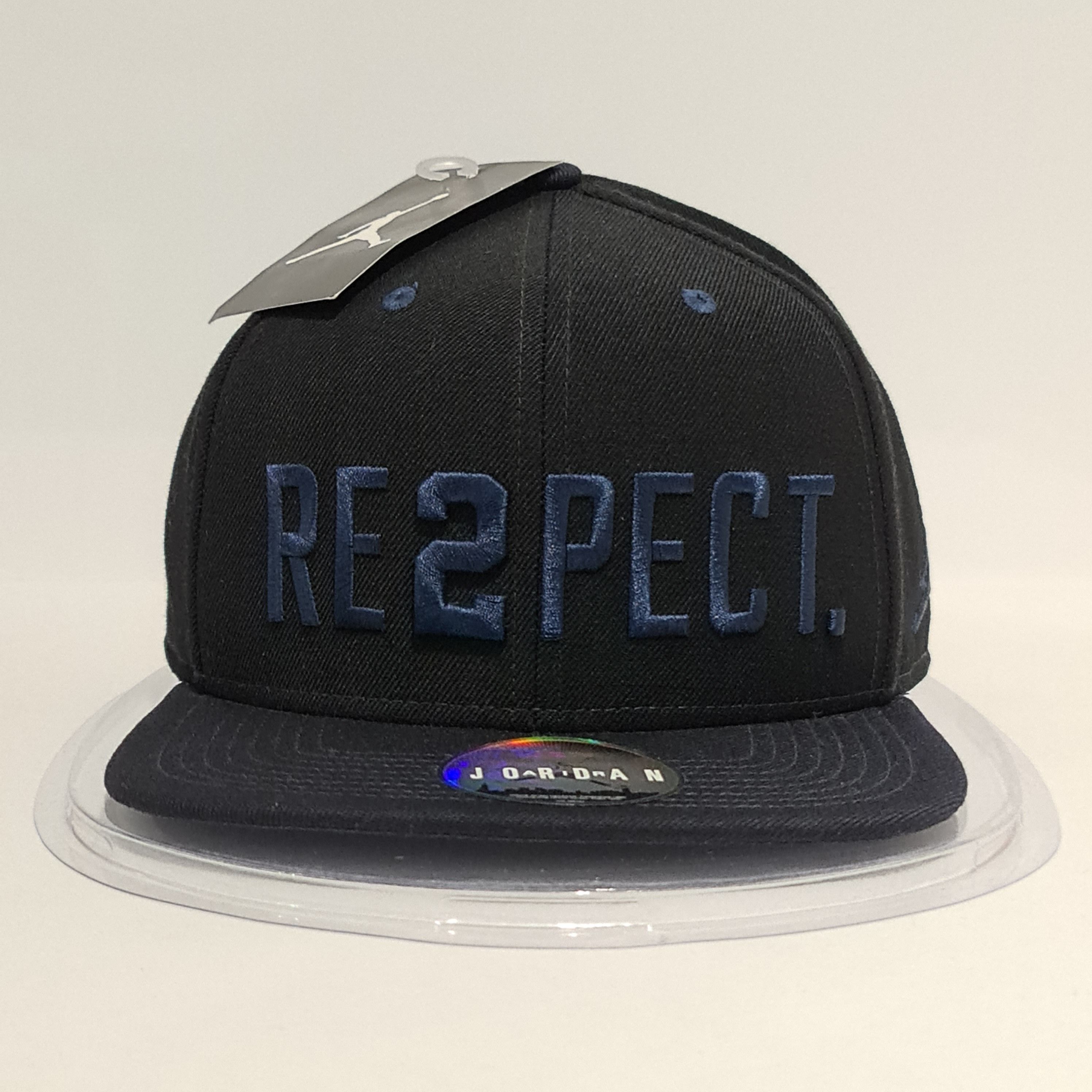 Jordan Brand Jordan Cap Snapback 'RE2PECT' Black/Navy Size ONE SIZE - 2 Thumbnail