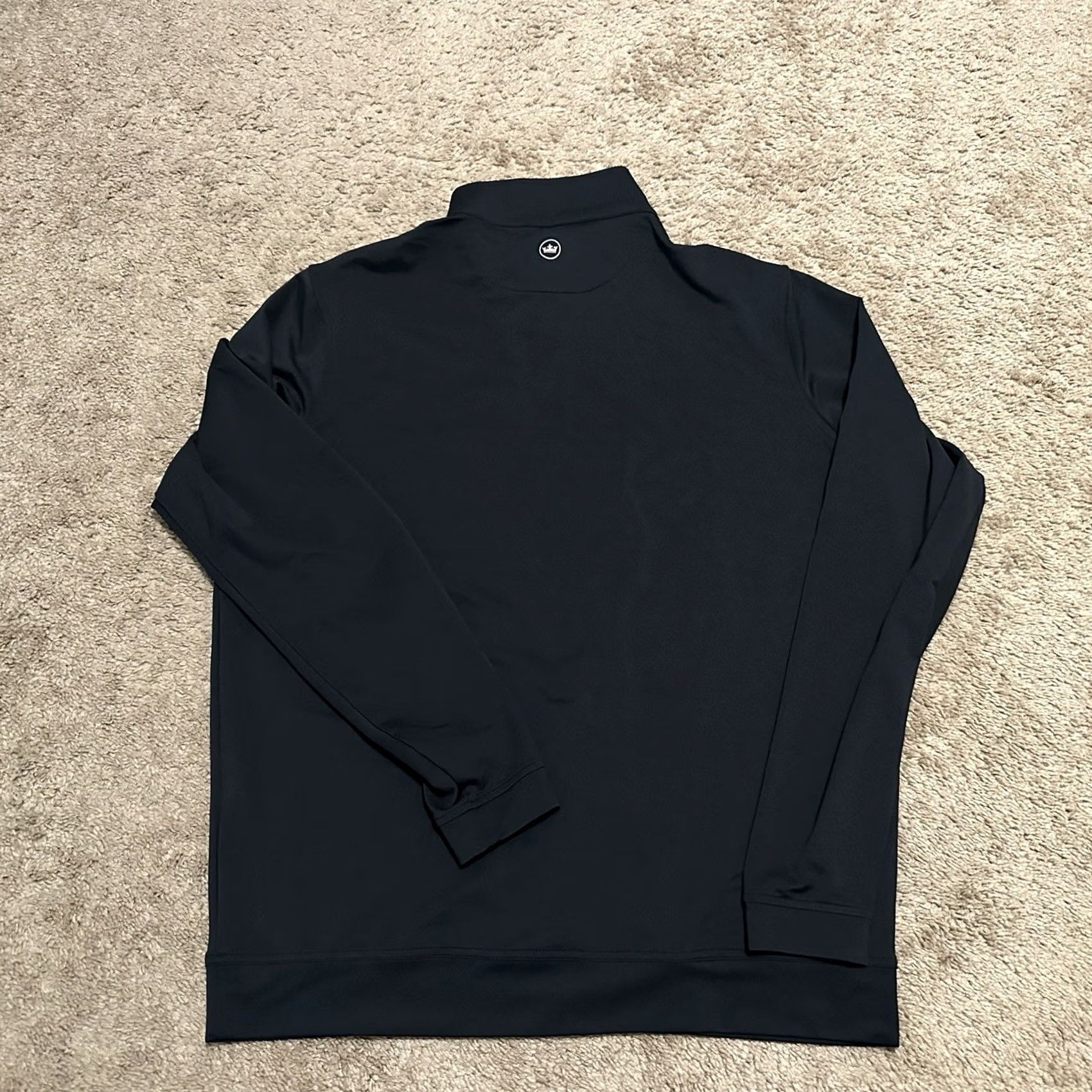 Peter Millar Peter Millar Sweater 1/4 Zip Mens XL Pullover Black Golf Performance Mock Neck Pullover Sweater Mens Regular Fit Athletic Activewear"} Size US XL / EU 56 / 4 - 4 Thumbnail