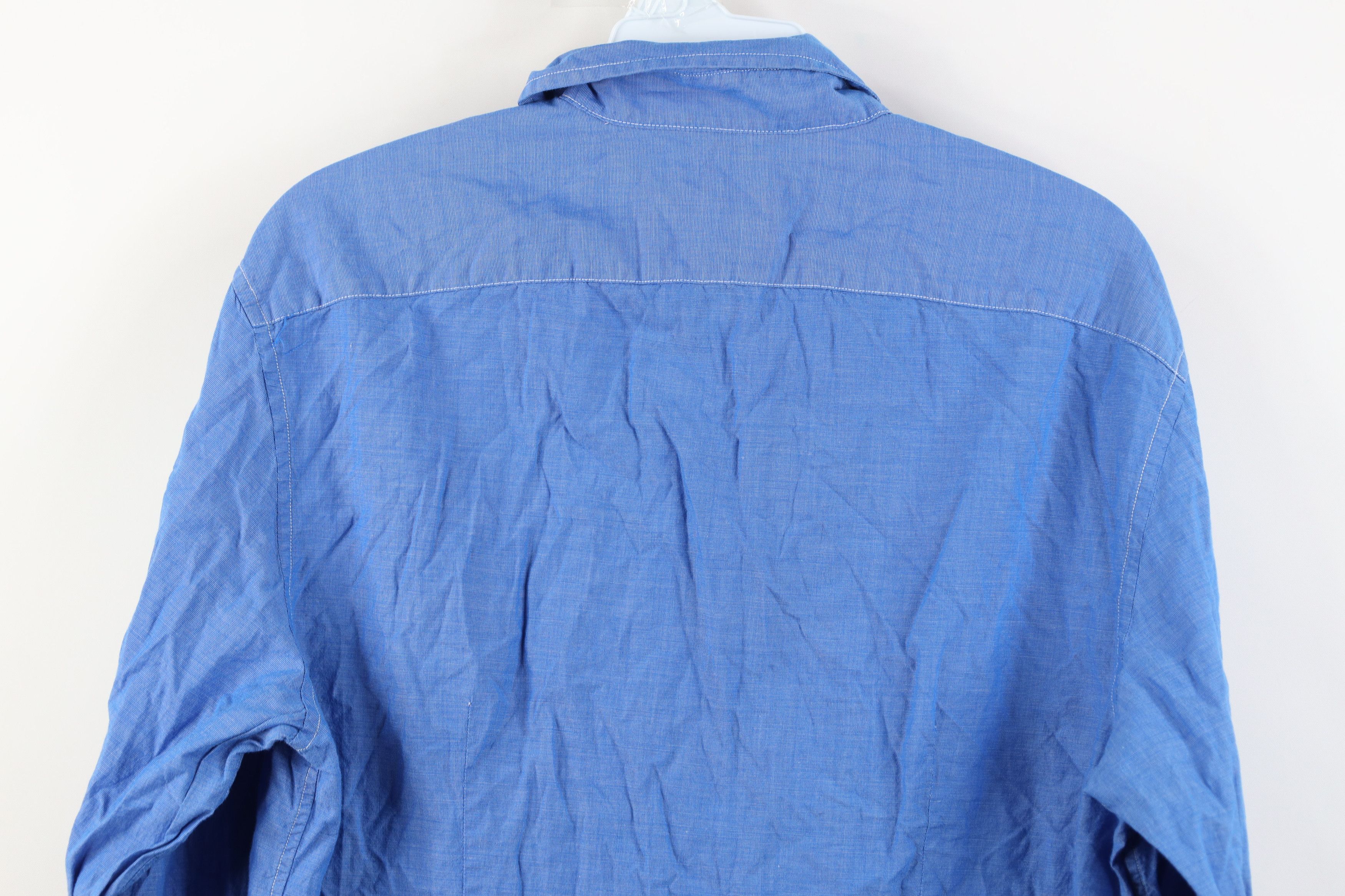 John Varvatos John Varvatos USA Roll Cuff Collared Button Down Shirt Size US S / EU 44-46 / 1 - 13 Thumbnail