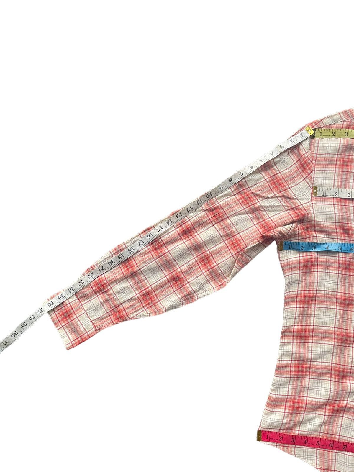 Designer John Varvatos Checkered Shirt Size US XL / EU 56 / 4 - 10 Thumbnail