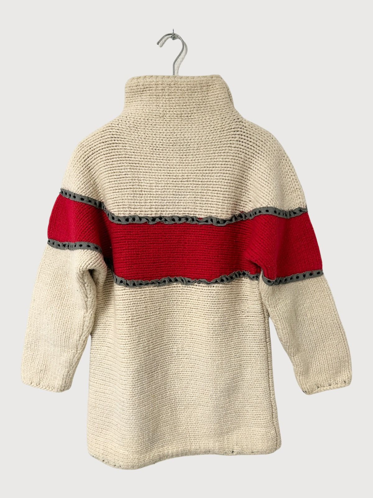 Prada Prada Heavyweight Wool Contrast Panel Turtleneck Knit Size M / US 6-8 / IT 42-44 - 2 Thumbnail