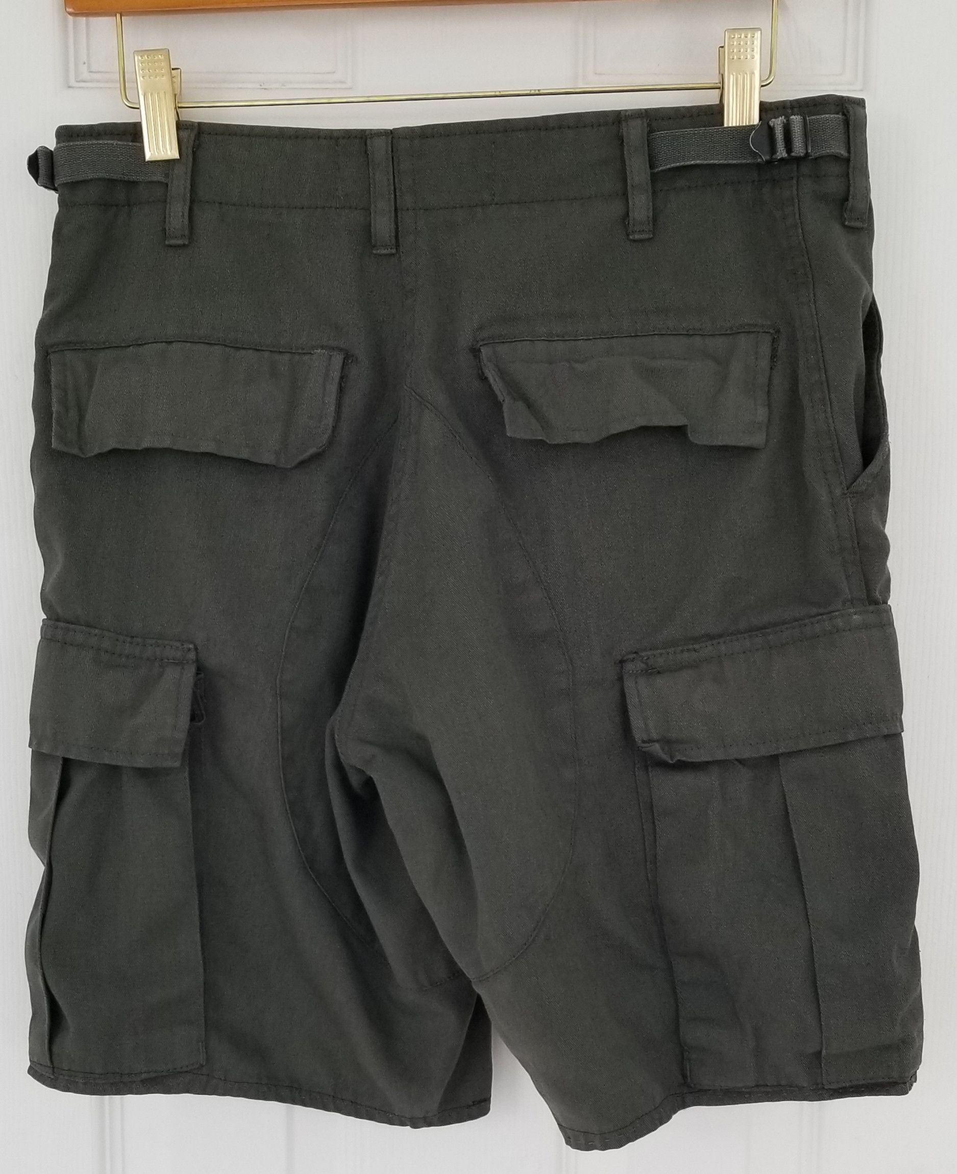 Vintage ZERO Vintage 90s ARMY SURPLUS Rick Cargo Owens Shorts Size US 30 / EU 46 - 1 Thumbnail