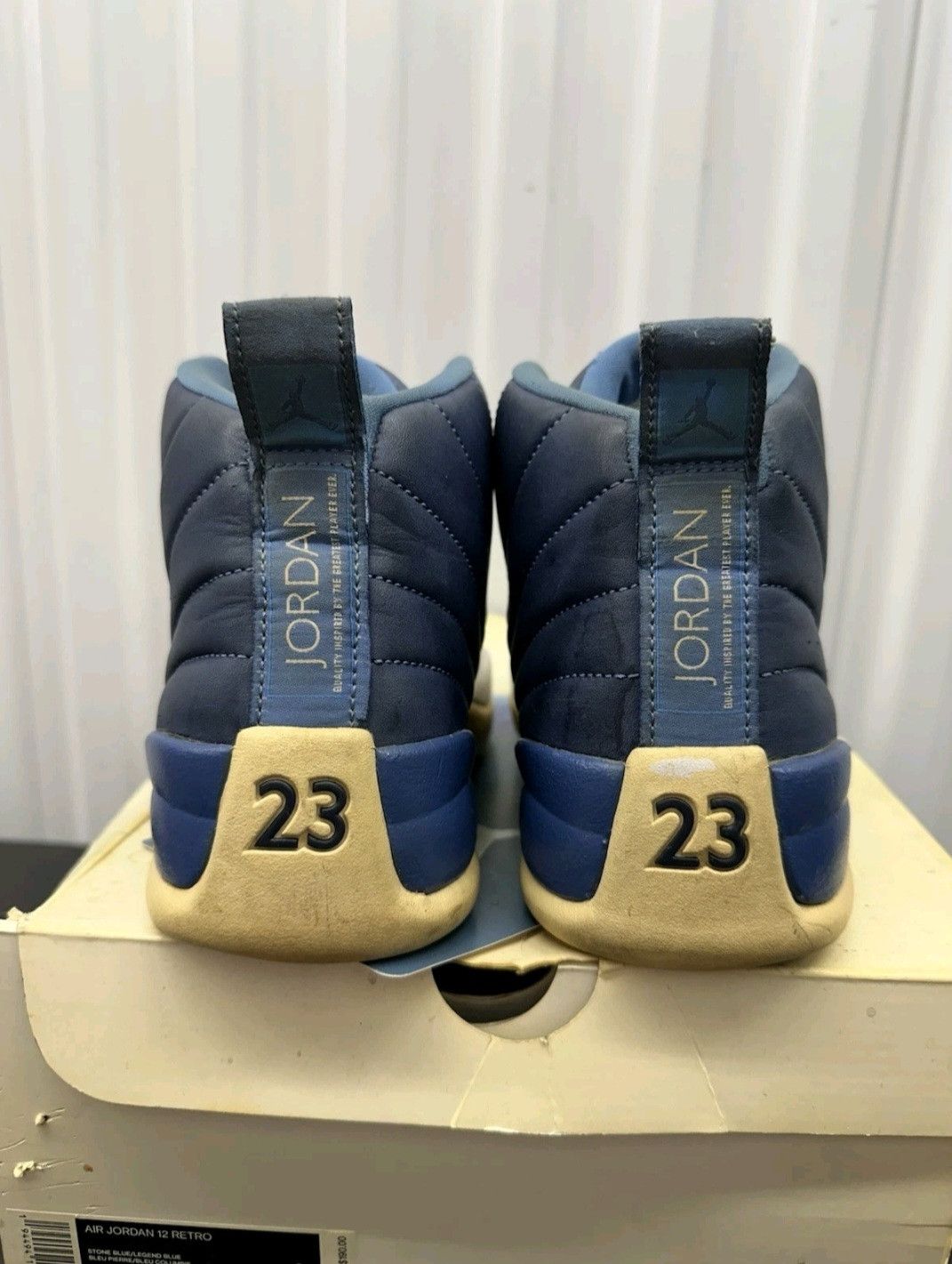 Jordan Brand Nike Air Jordan Retro 12 Indigo 130690404 Size 9 Men Size US 9 / EU 42 - 5 Thumbnail