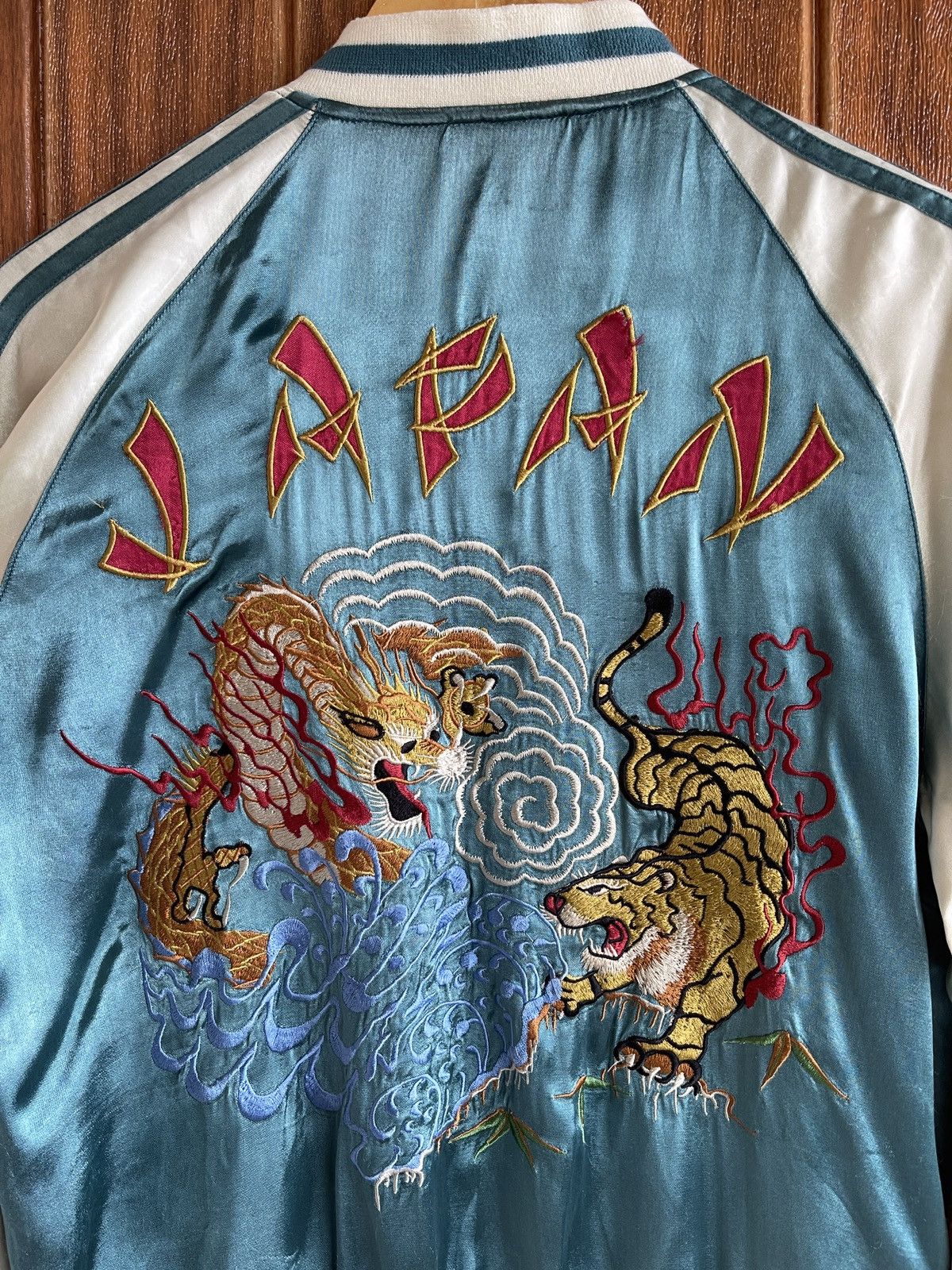 Avirex Rare🔥Vtg AVIREX x SUKAJAN JAPAN Satin Rayon Jacket Size US M / EU 48-50 / 2 - 8 Thumbnail