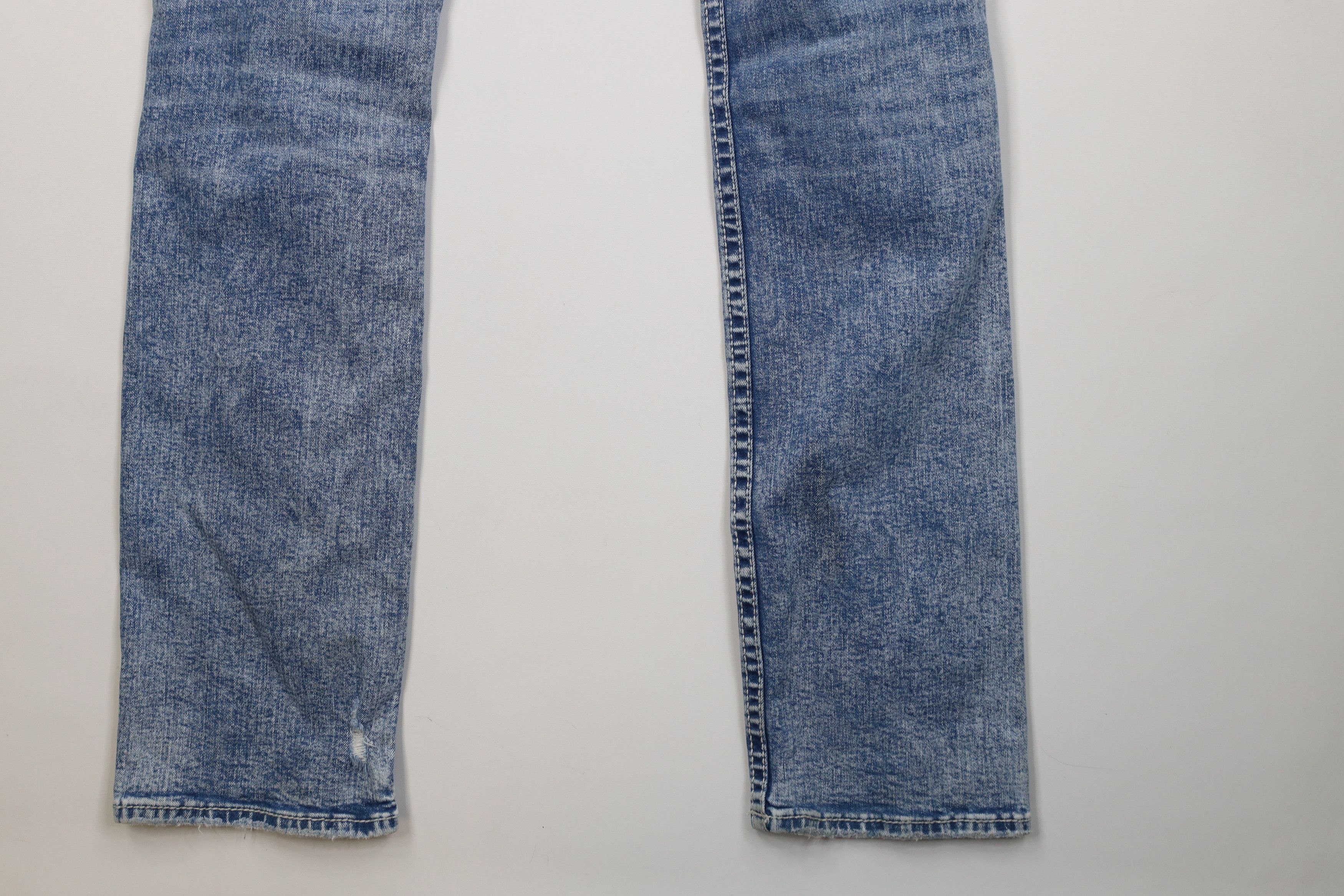 Vintage Buckle BKE Acid Wash Jake Straight Leg Denim Jeans Blue Size US 34 / EU 50 - 15 Thumbnail