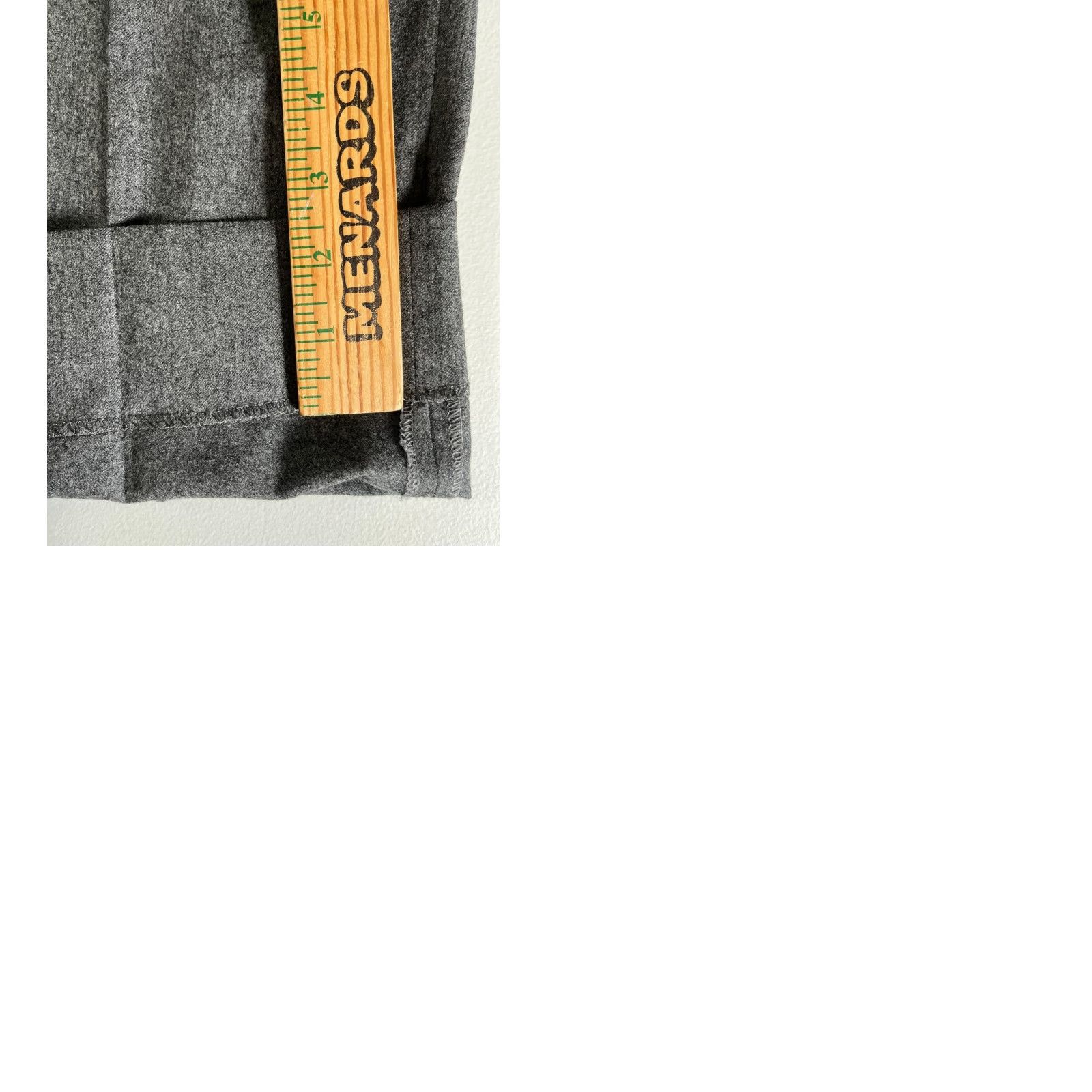 Ermenegildo Zegna Ermenegildo Zegna Men's Wool Pants Gray Sz 36 Size US 36 / EU 52 - 10 Thumbnail