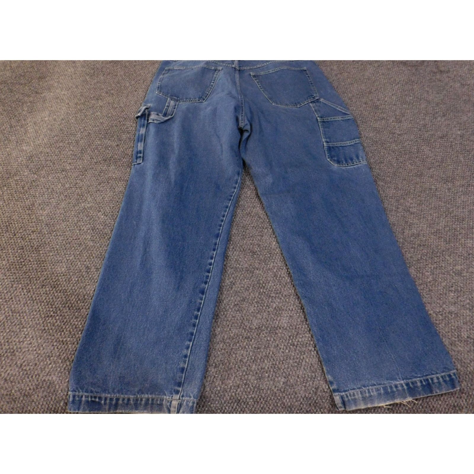 Fubu VINTAGE FUBU Jeans Mens 40x34 Blue Denim Carpenter Pants Baggy Hip Hop Pockets Y2K Style Mens Size US 40 / EU 56 - 5 Thumbnail