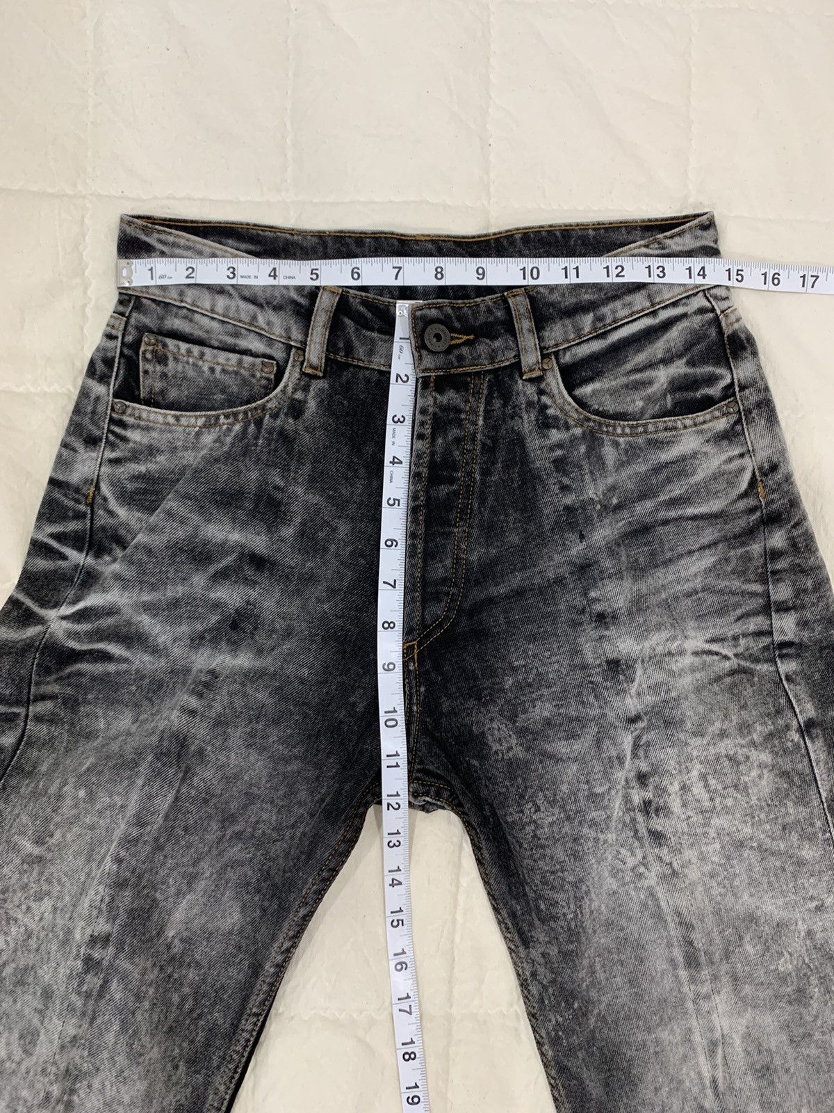Y/Project Y/Project Metal Wire Wide Leg Jeans Size US 26 / EU 42 - 16 Thumbnail