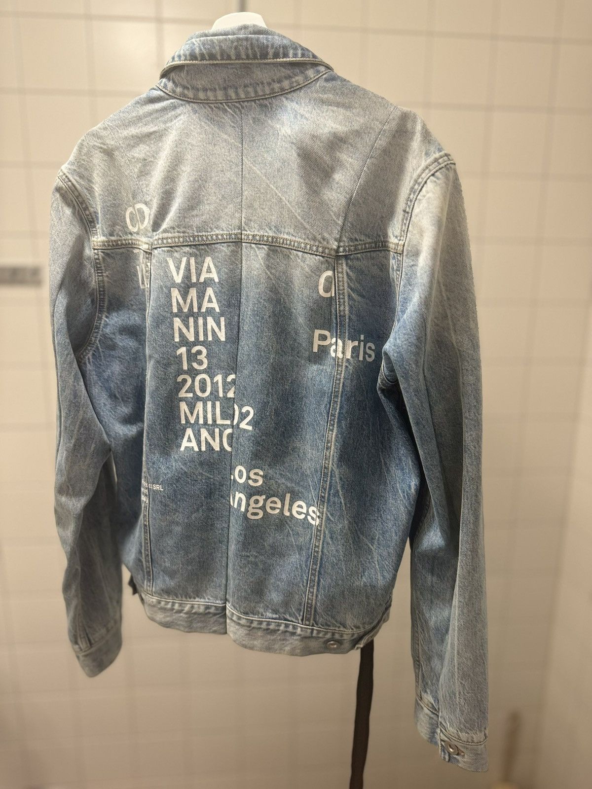 Ben Taverniti Unravel Project Assymetric Denim Jacket Size US XL / EU 56 / 4 - 2 Thumbnail