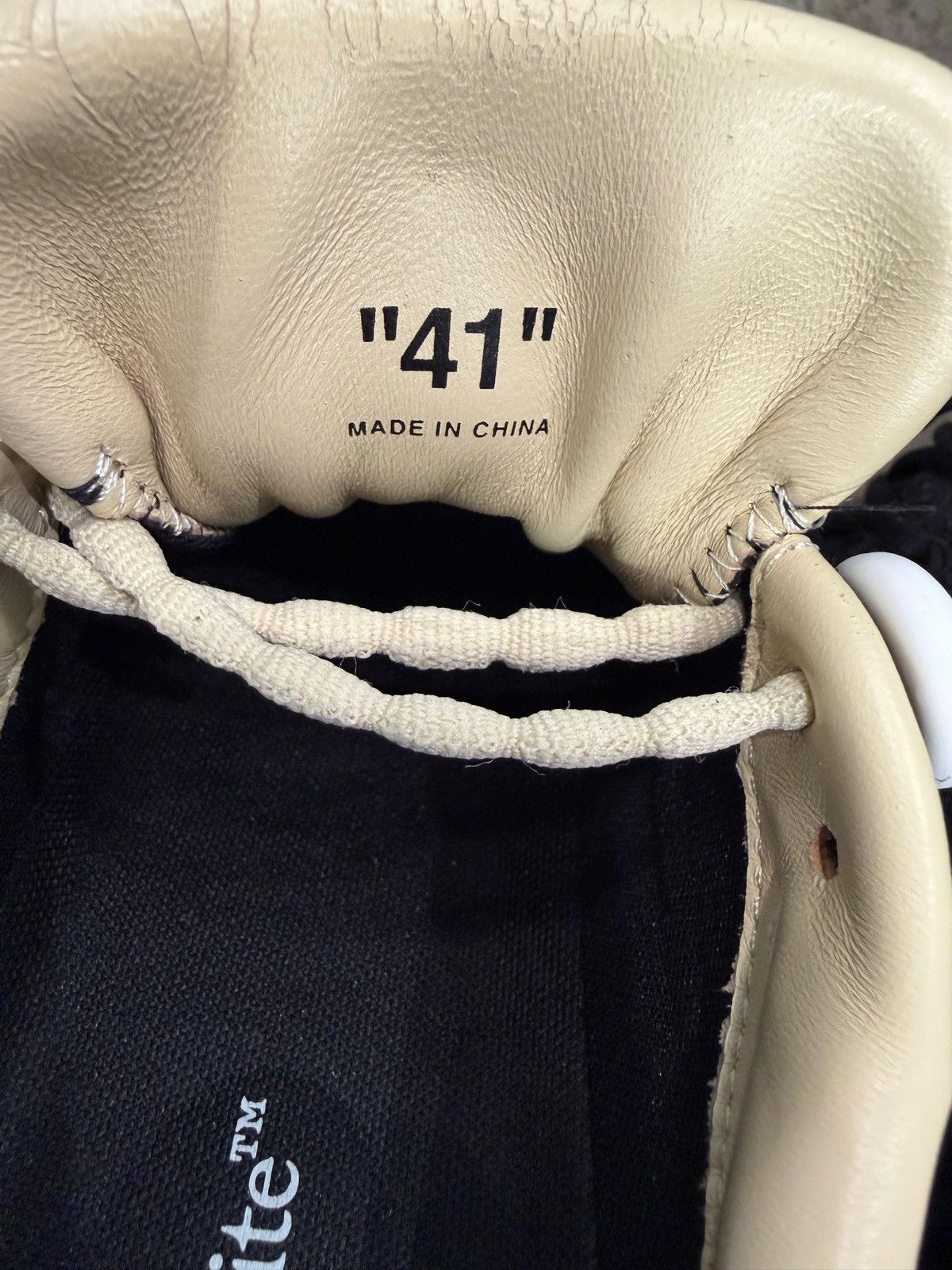 Off-White OFF-WHITE - New Slim Sneaker Black Beige Size US 8 / EU 41 - 5 Thumbnail