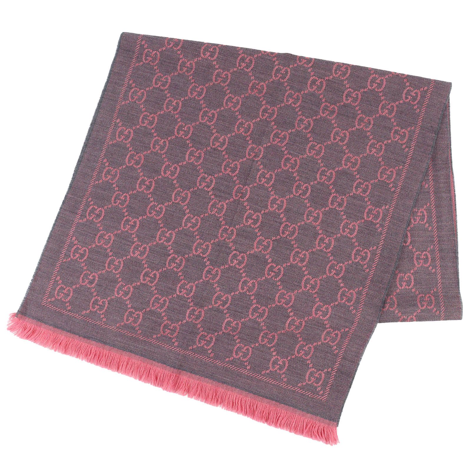 Gucci Gucci Gucci GG Wool Scarf Textile Scarf 133483 DUTY FREE for USA Size ONE SIZE - 1 Thumbnail