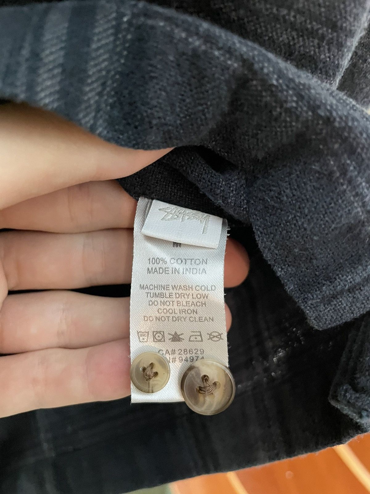 Stussy × Vintage Stussy flannel shirt Size US M / EU 48-50 / 2 - 8 Thumbnail