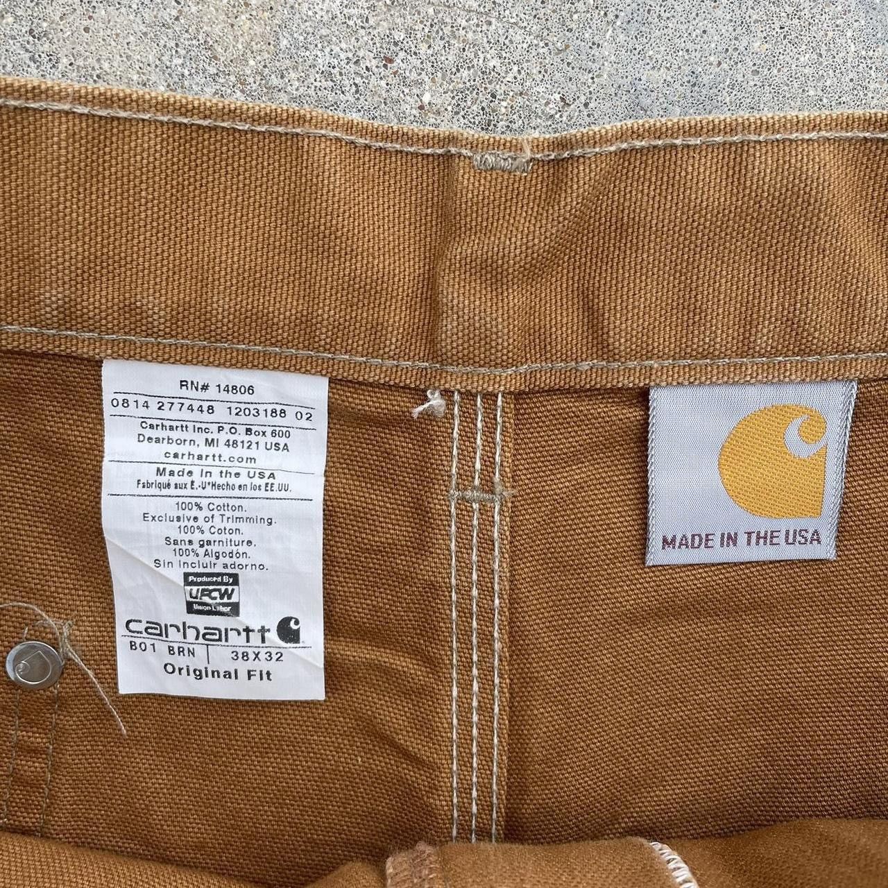 Carhartt × Vintage Crazy vintage essential 90s baggy Carhartt double knee pants Size US 38 / EU 54 - 4 Thumbnail